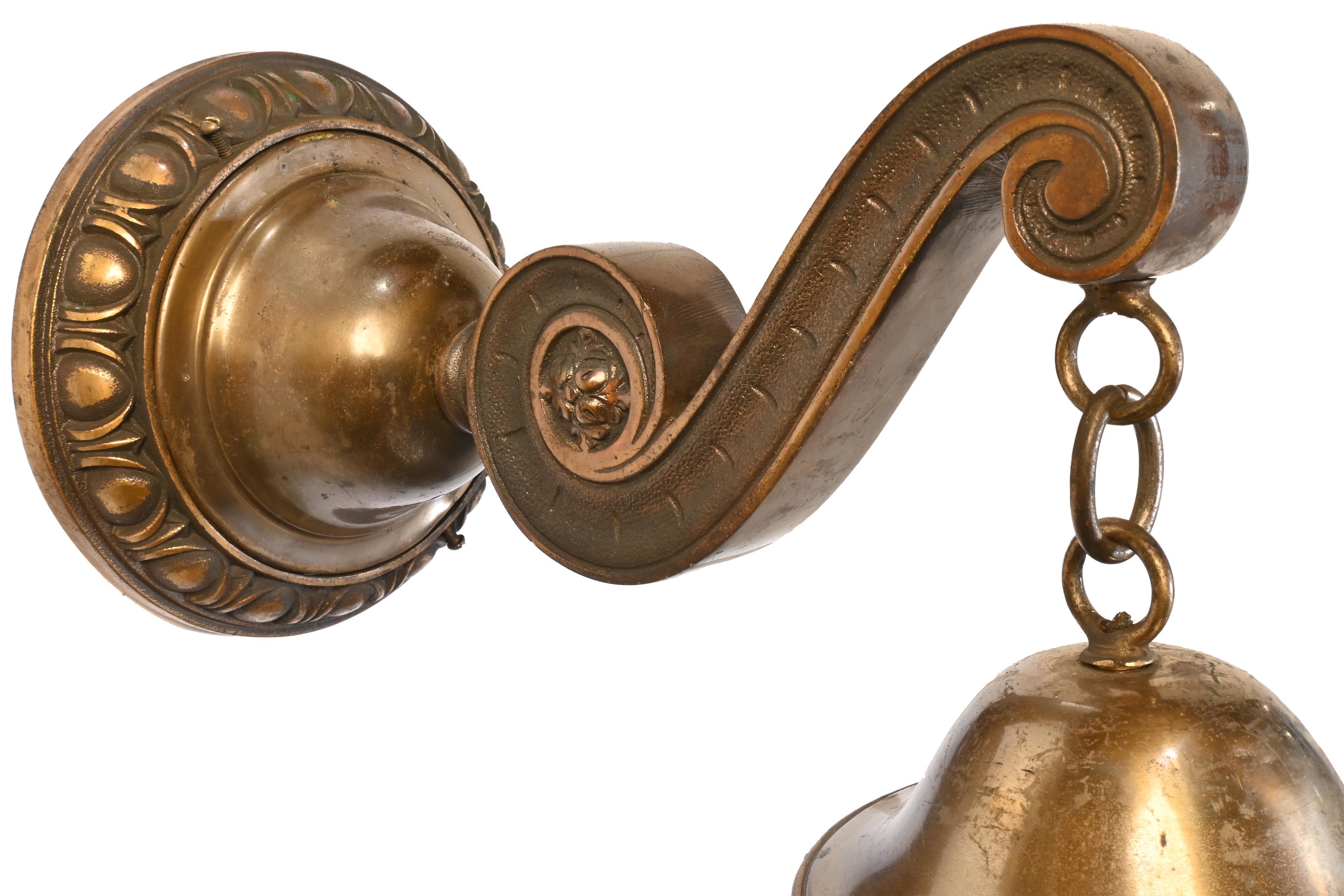 Oversized Cast Bronze Sconce in Quantity In Excellent Condition For Sale In Minneapolis, MN