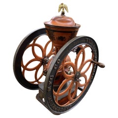 Oversized Cast Iron 19th century Enterprise Coffee Grinder, Philadelphia