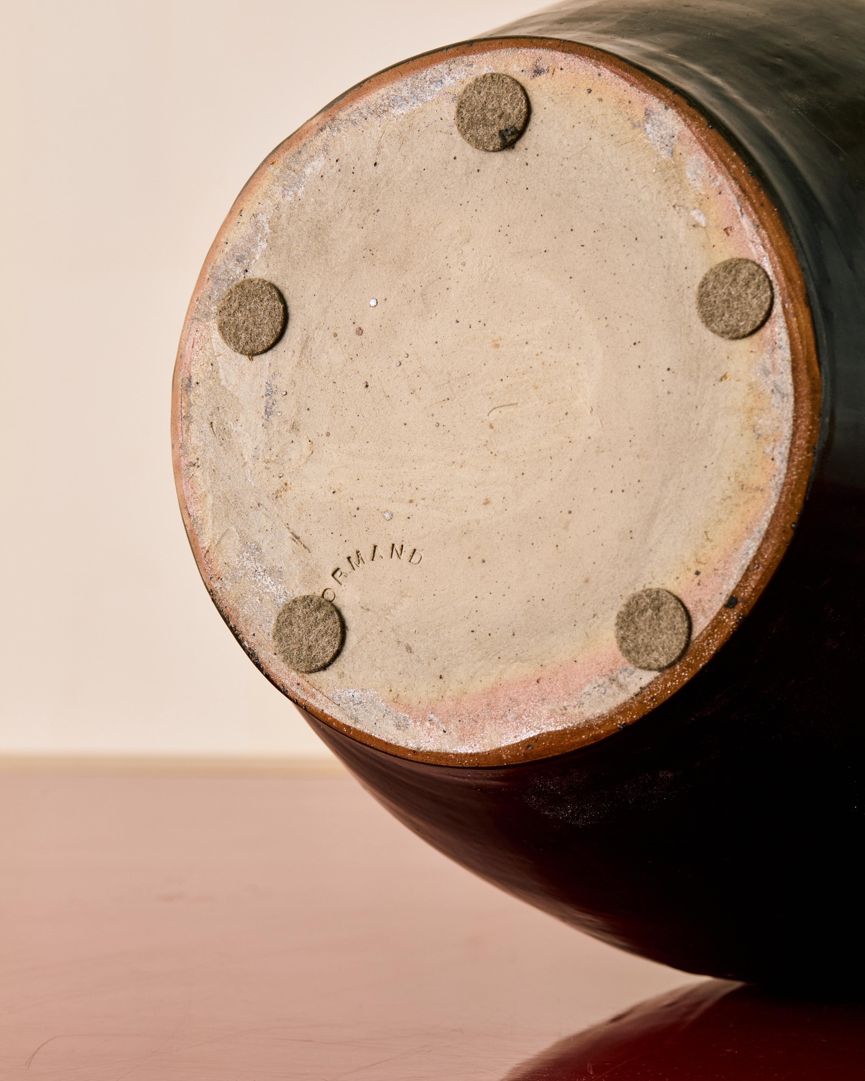 Oversized Ceramic Pitcher c. 1960 For Sale 3