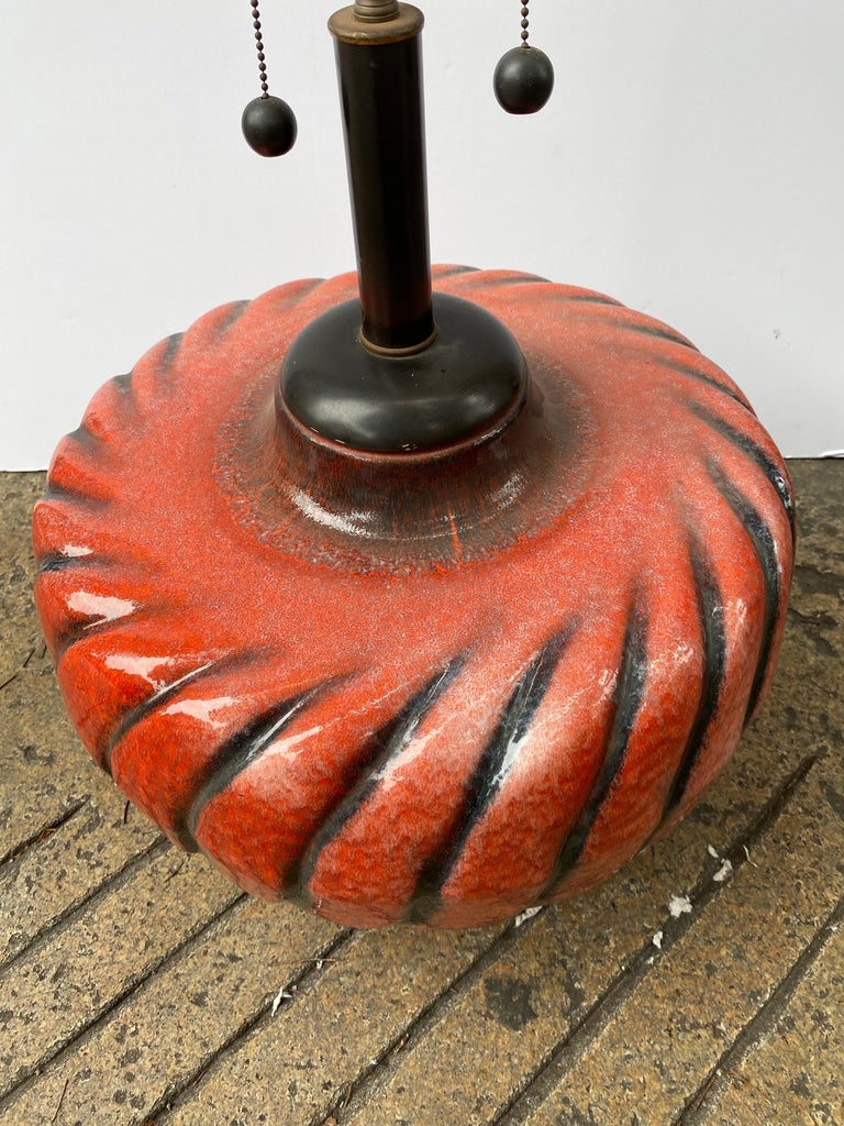 Oversized Ceramic Table Lamp For Sale at 1stDibs