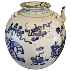 Antique Oversized Chinese Teapots