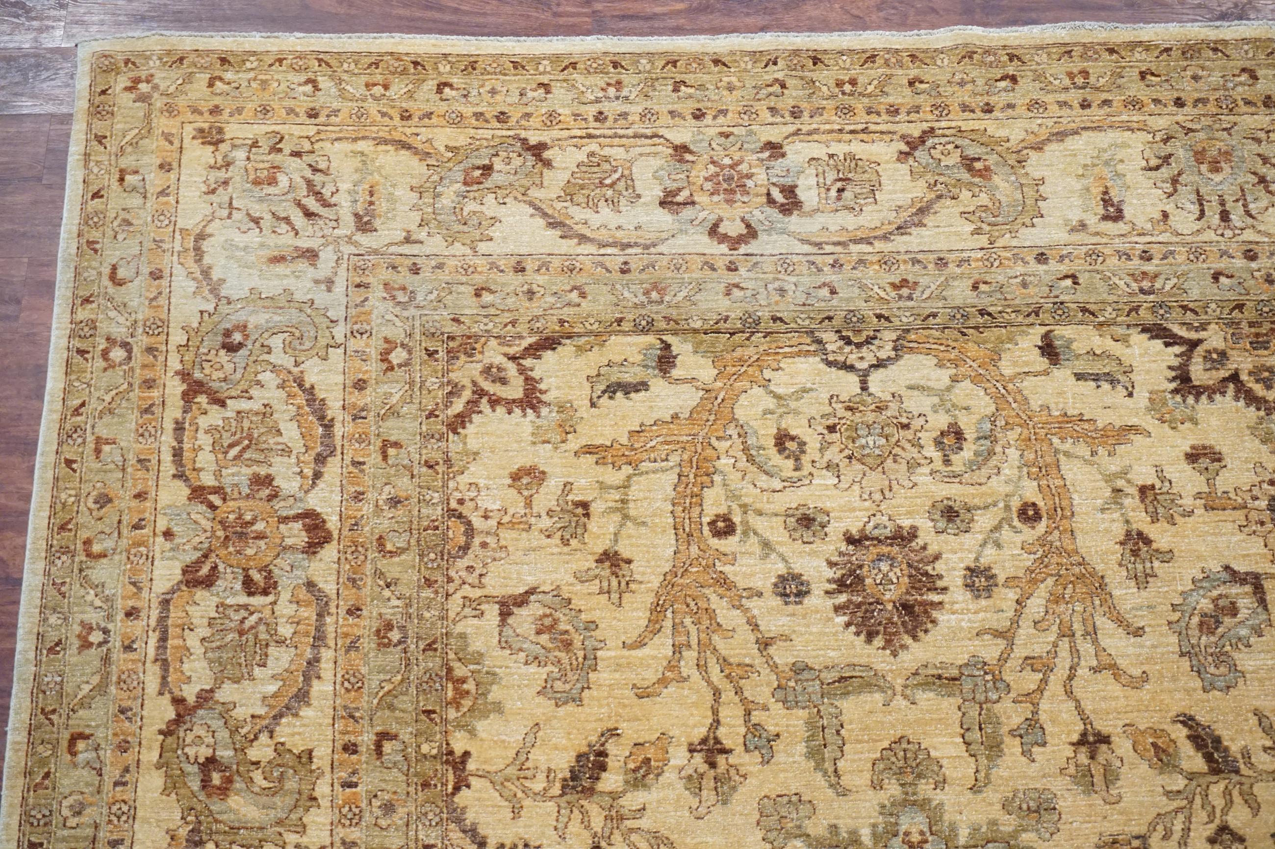 Hand-Knotted Oversized Chobi Peshawar Rug For Sale