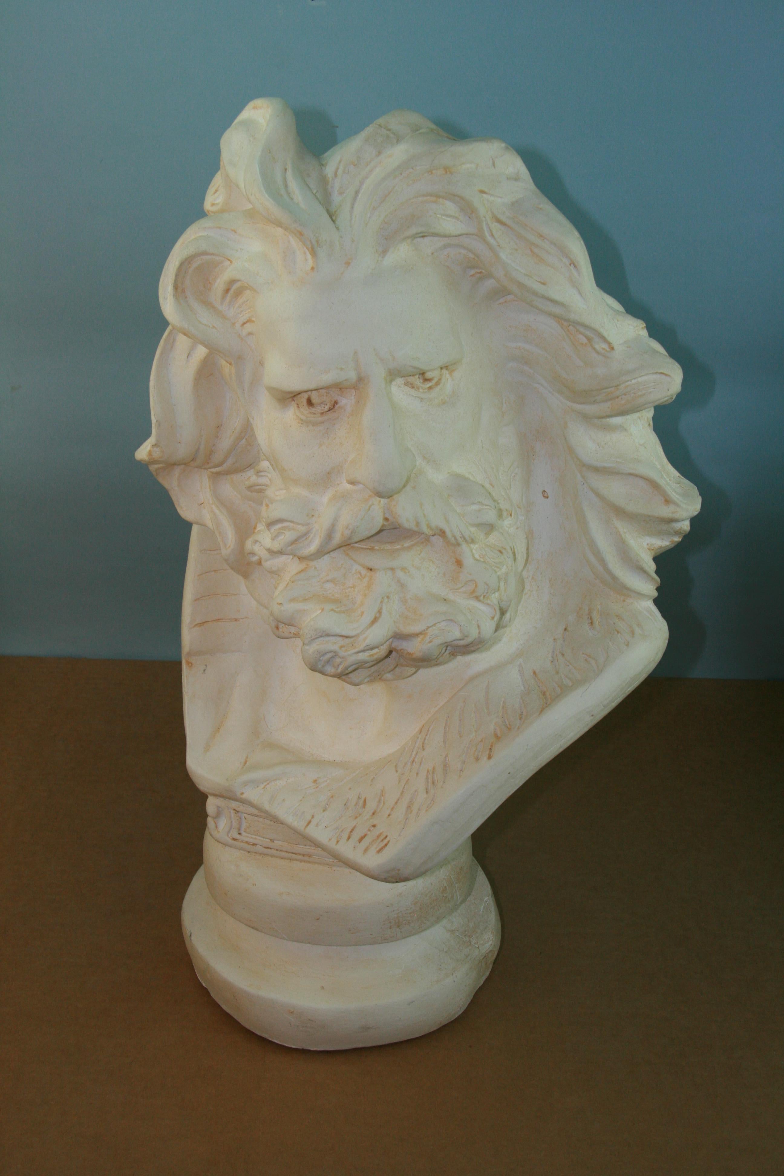 Oversized Classical Male Figure Library Sculpture For Sale 8