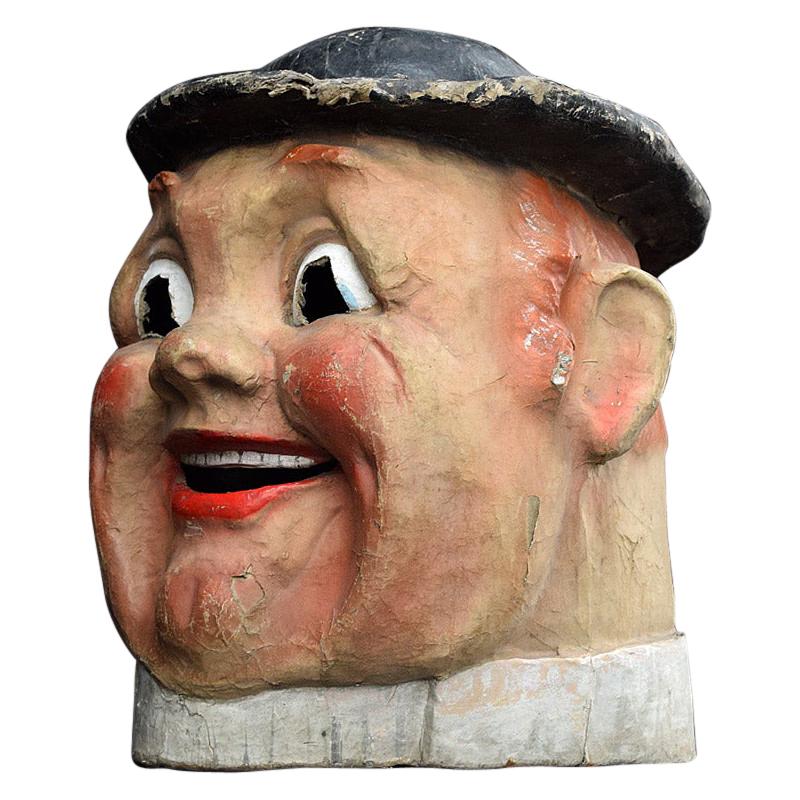 Oversized Clergyman English Theatre Papier M�âché Head