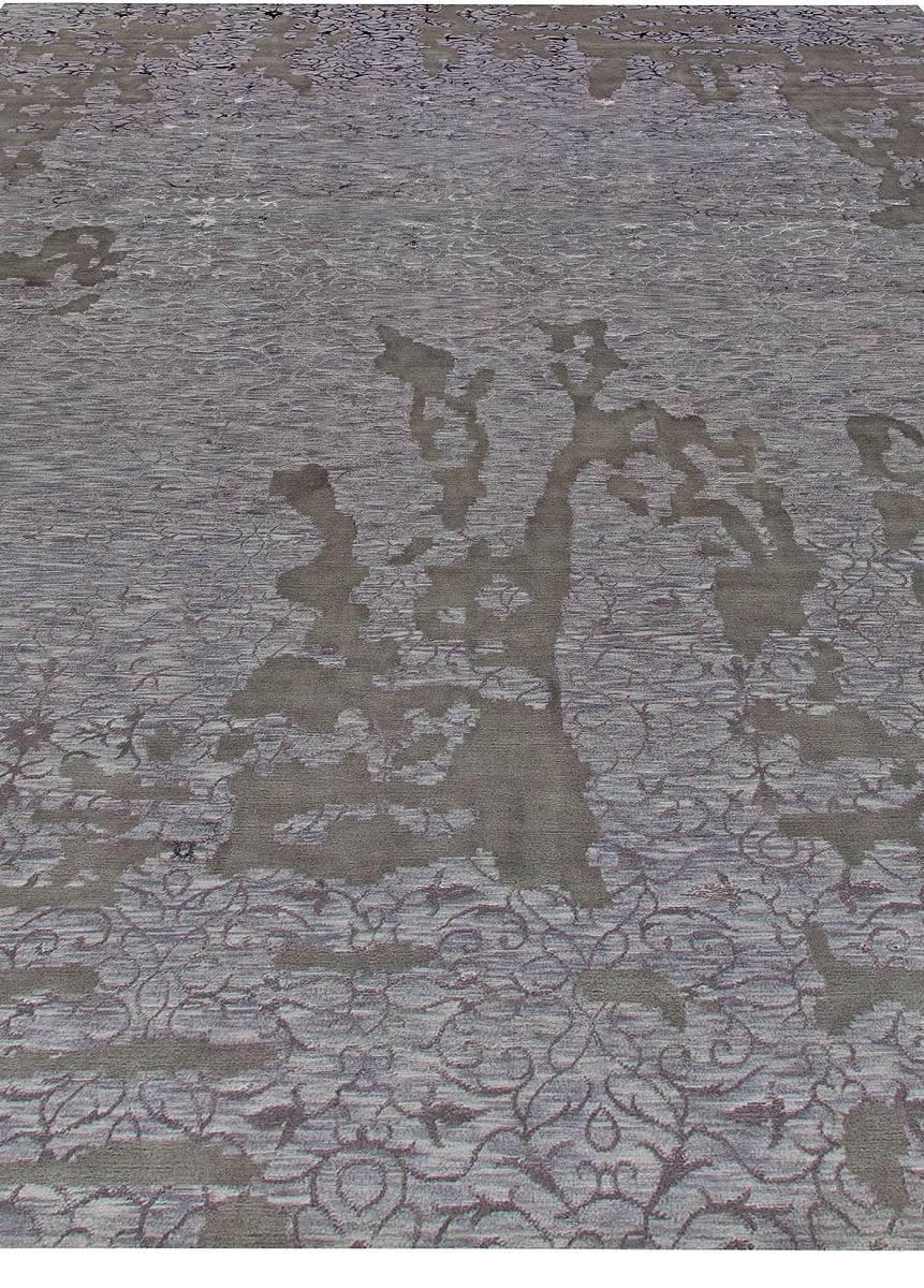 Indian Oversized Abstract Modern Wool Rug by Doris Leslie Blau For Sale