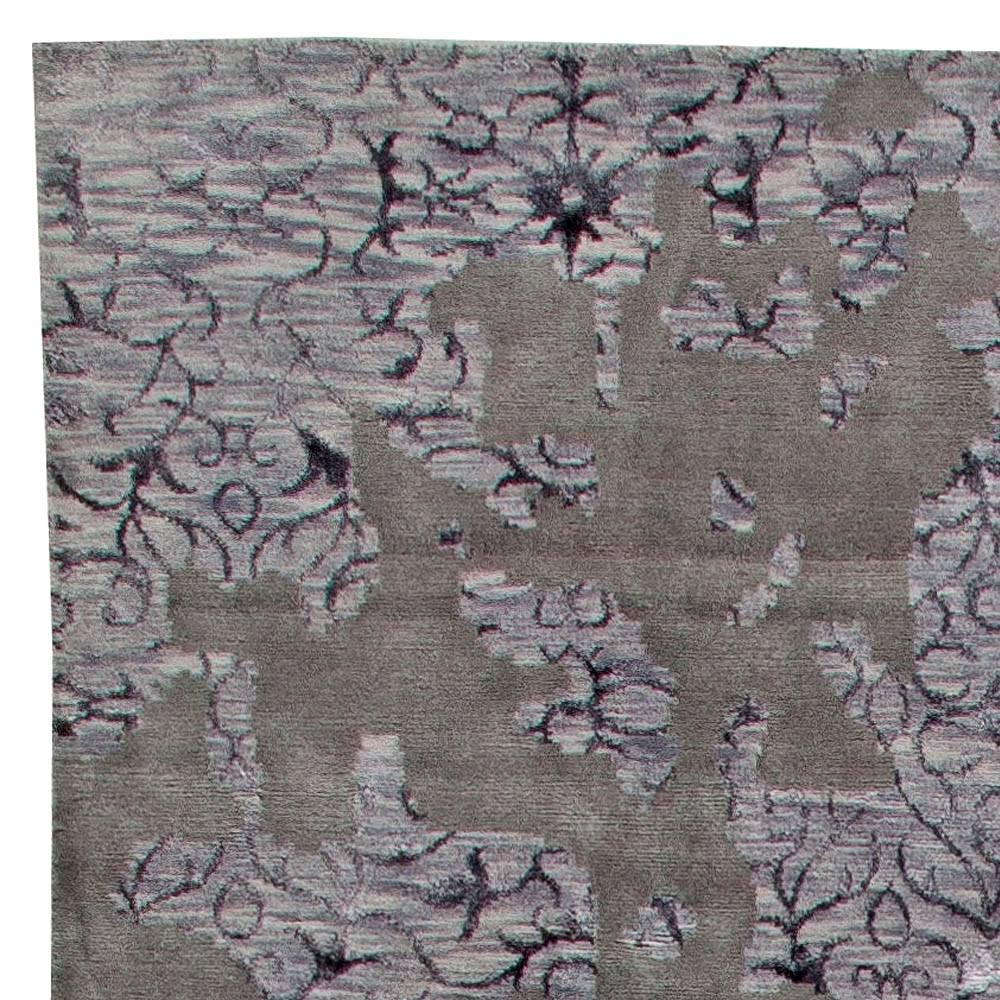 Oversized Abstract Modern Wool Rug by Doris Leslie Blau In New Condition For Sale In New York, NY