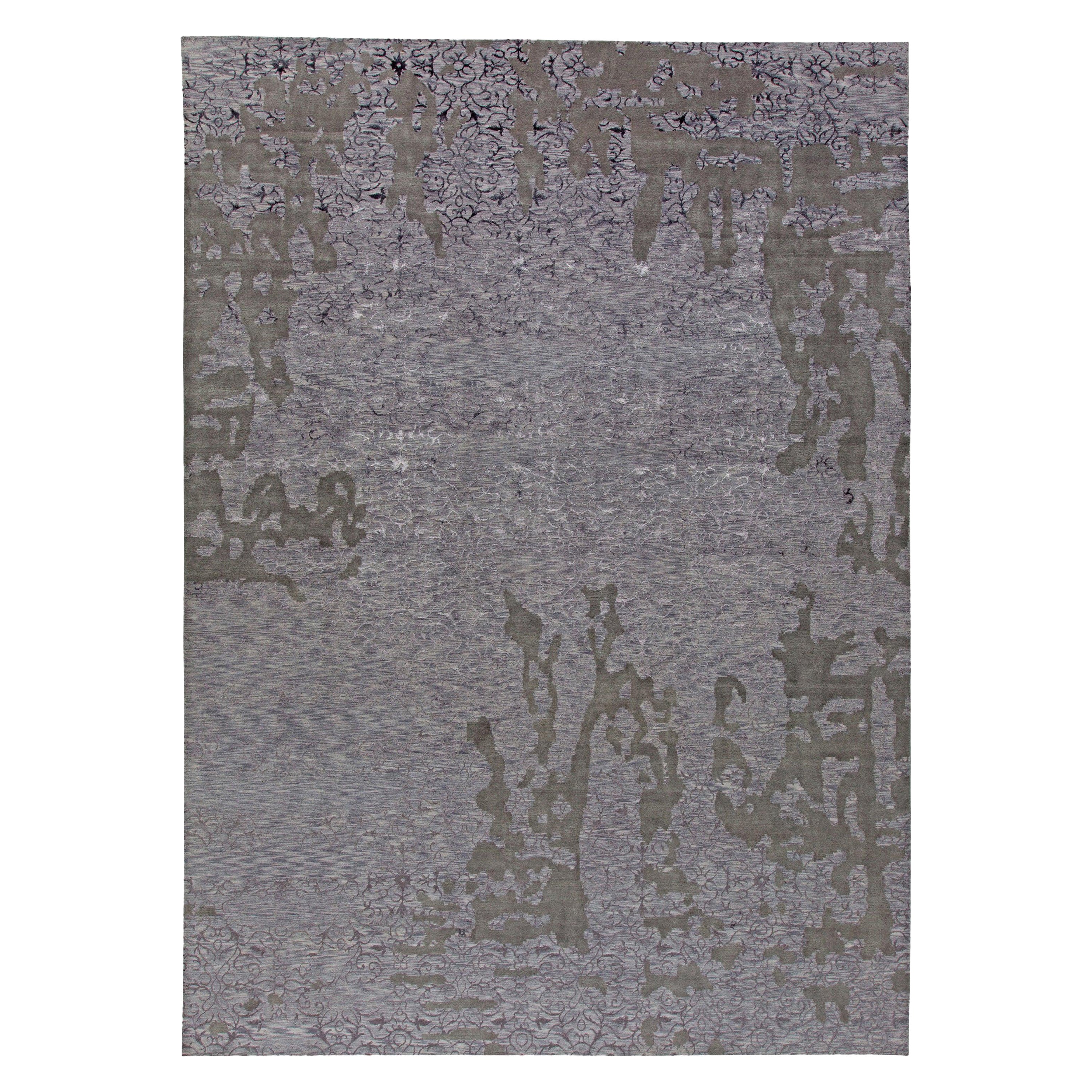 Oversized Abstract Modern Wool Rug by Doris Leslie Blau