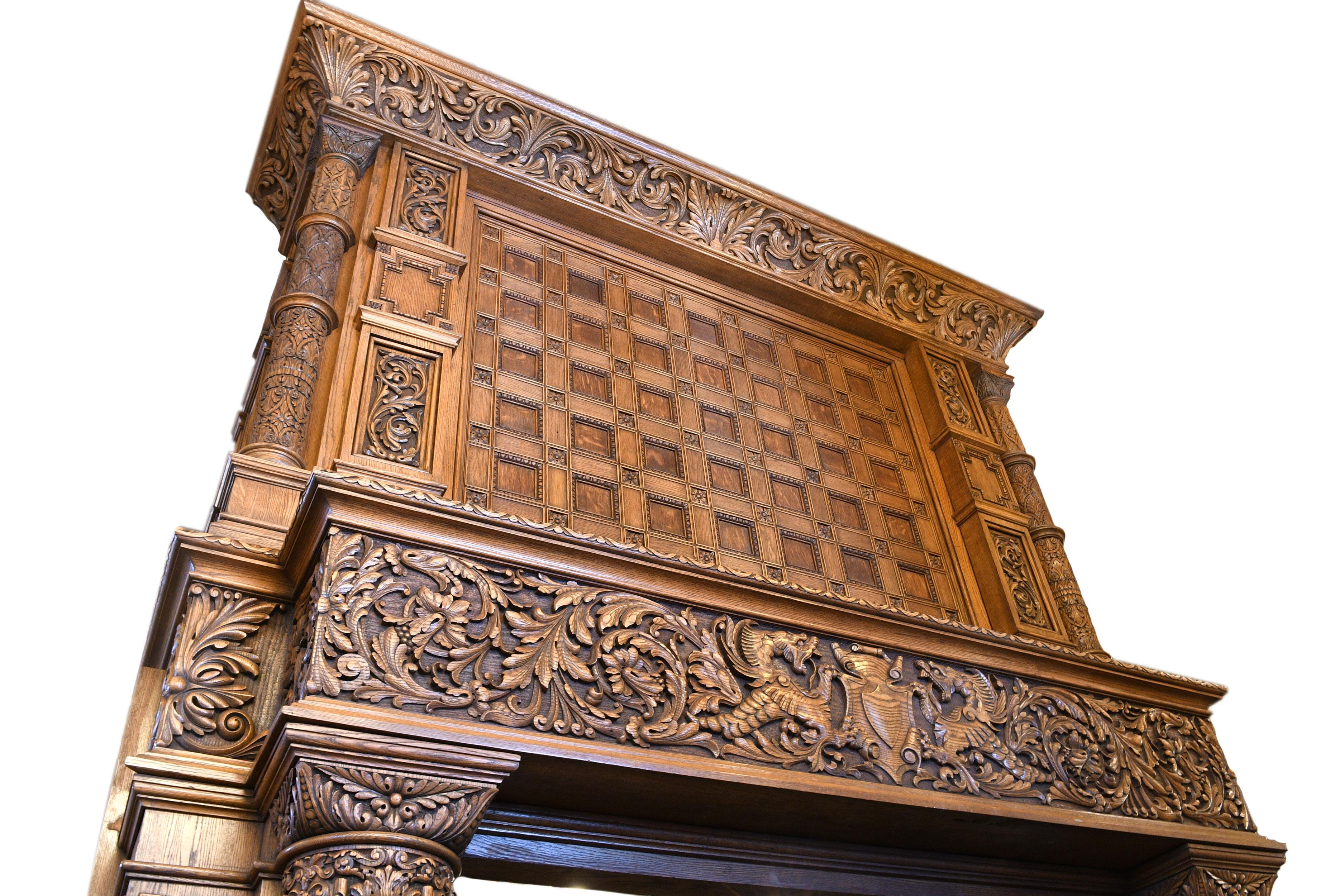 dragon fire place