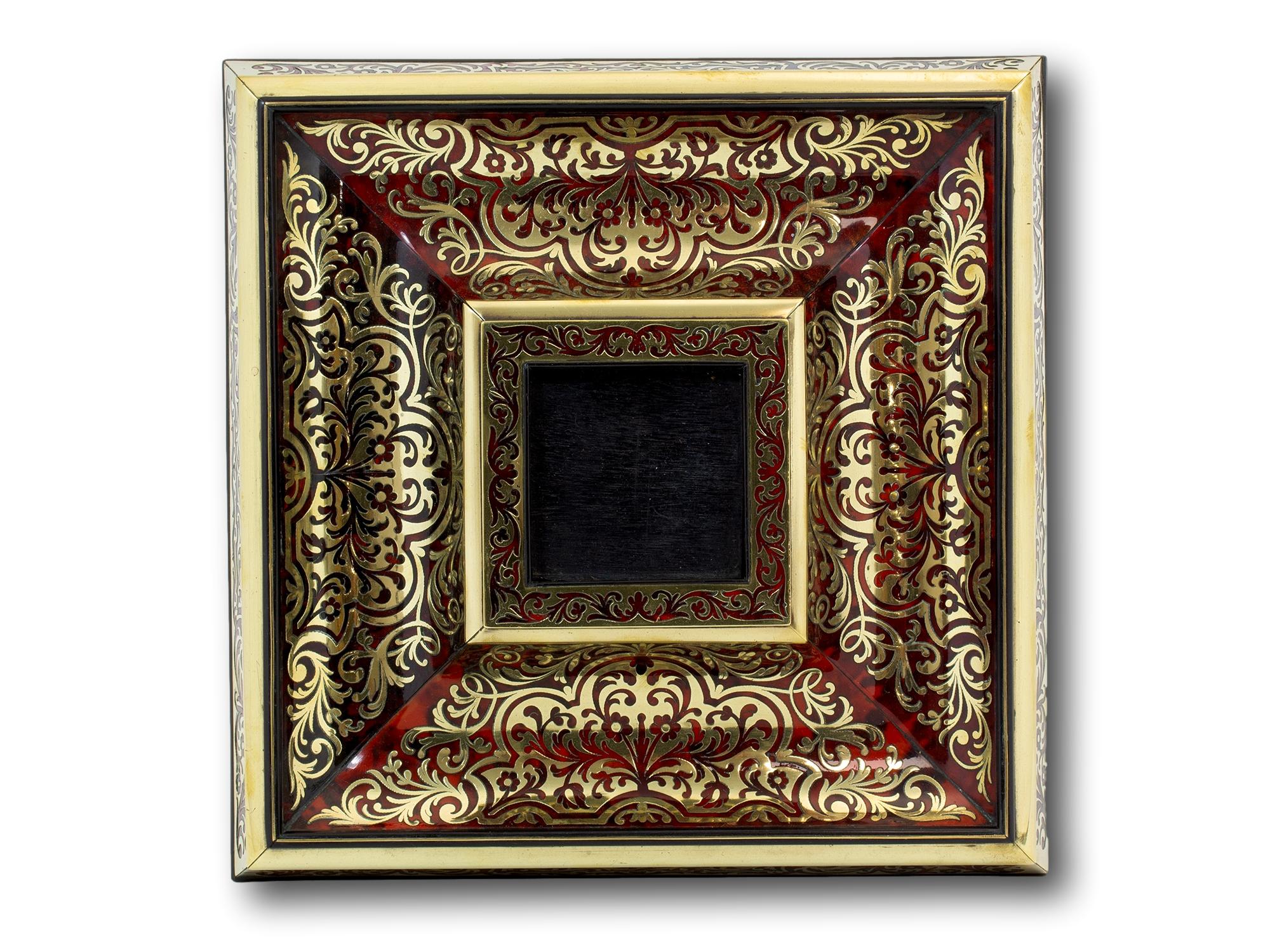 Oversized English Boulle Inkstand 3