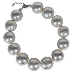 Faux perles baroques surdimensionnées