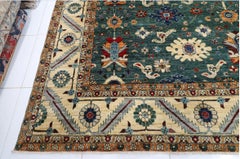 Oversized fine Afghan Turkmen Rug - 120 KPSI
