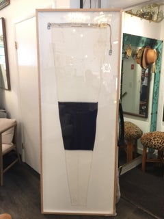 Oversized 6 Foot Tall Framed Vintage Nautical WWII Signal Flag