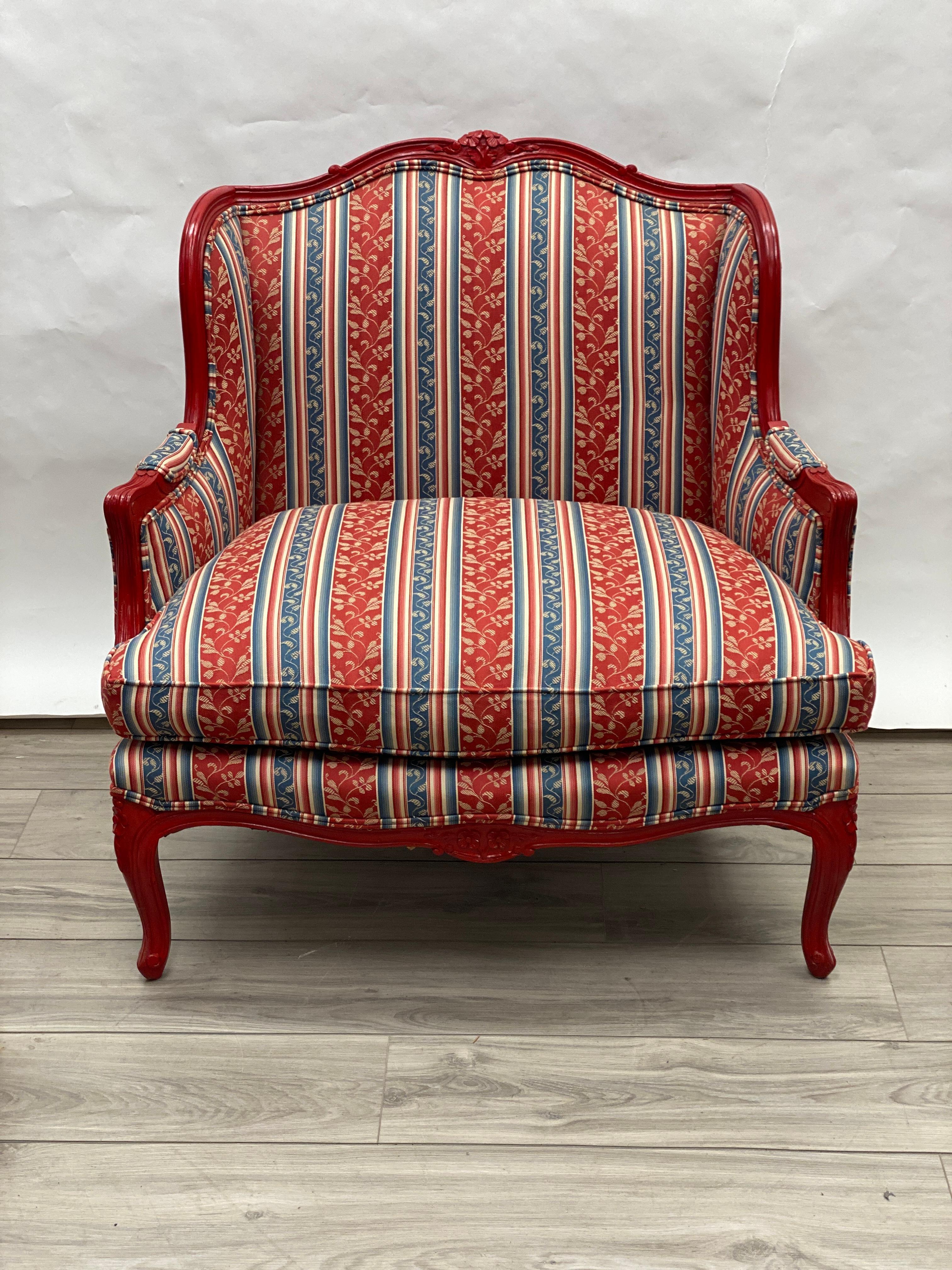 bergere chair ottoman