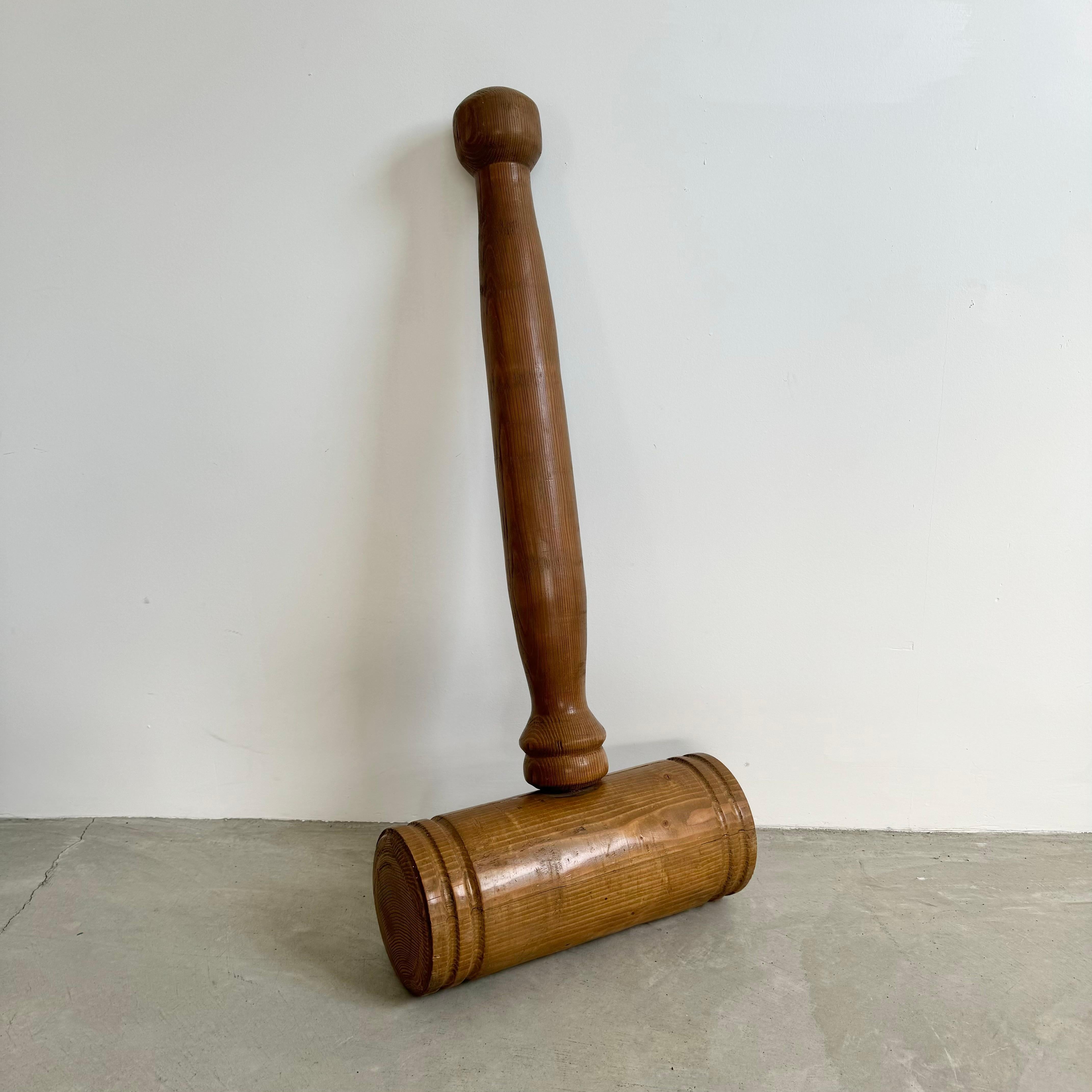 Late 20th Century Oversized Gavel, 1970s USA For Sale