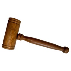 Oversized Gavel, 1970s USA