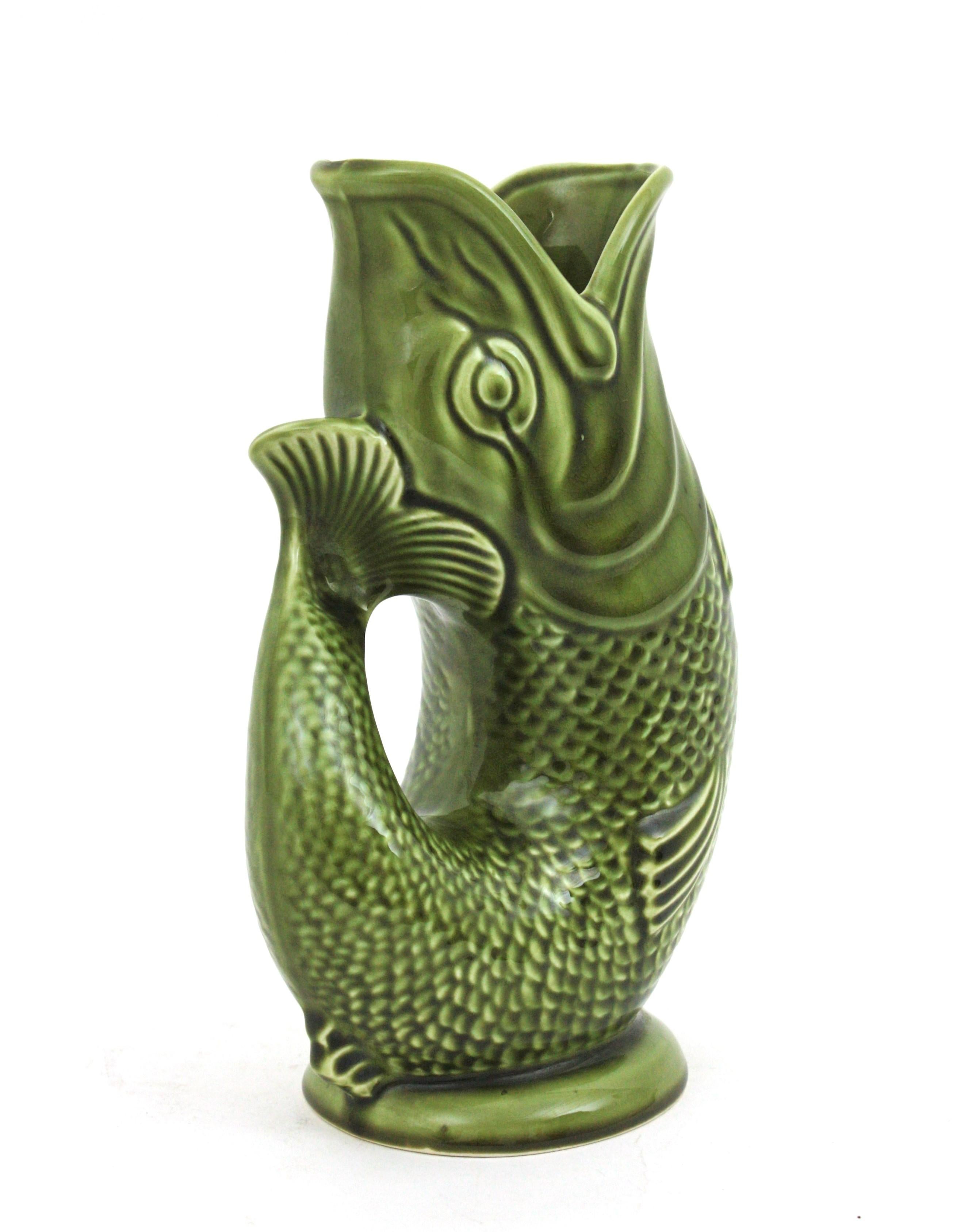 original gurgling fish pitcher