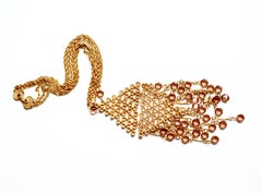 Oversized Goldette Glass Necklace