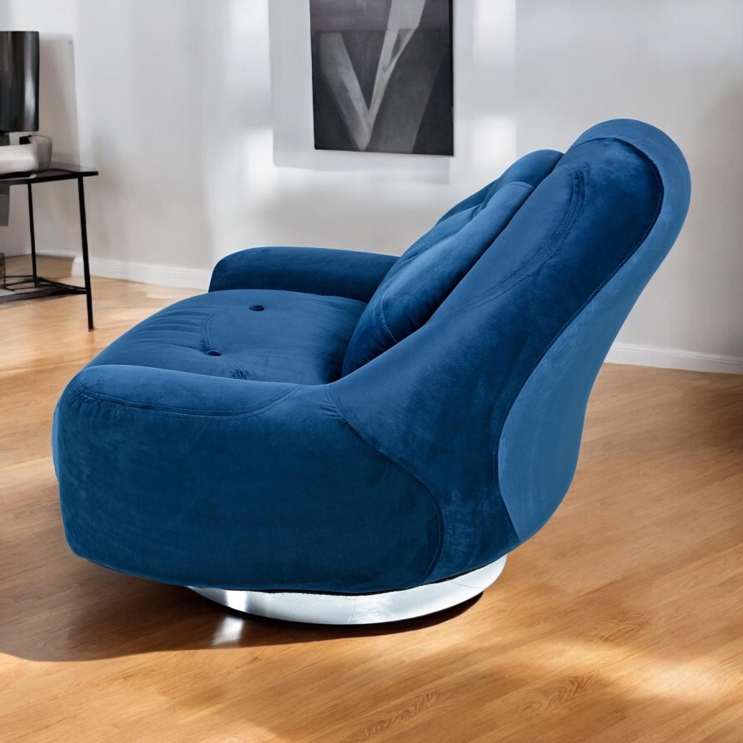 Sillón giratorio sobredimensionado Guido Faleschini de Mariani para Pace Italiano en venta