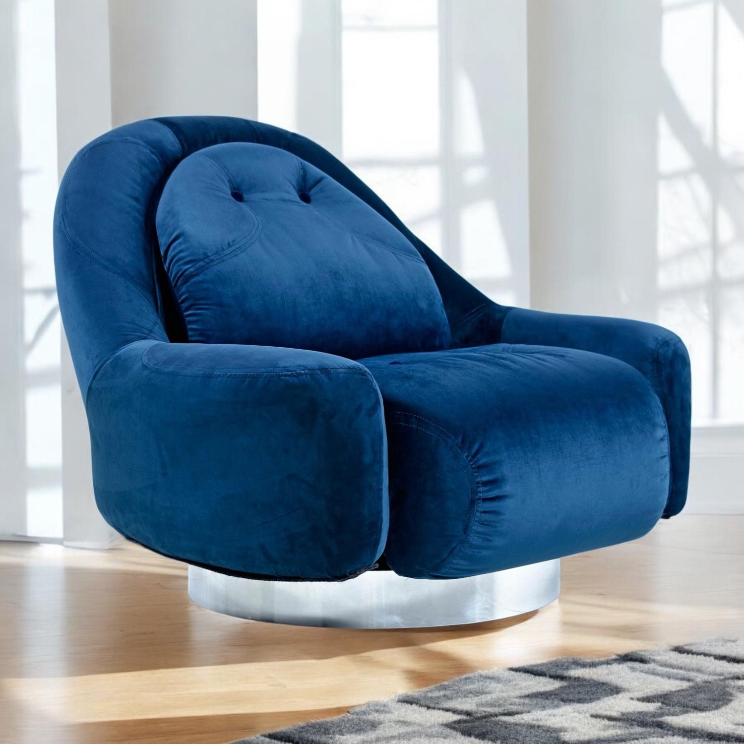 Sillón giratorio sobredimensionado Guido Faleschini de Mariani para Pace finales del siglo XX en venta