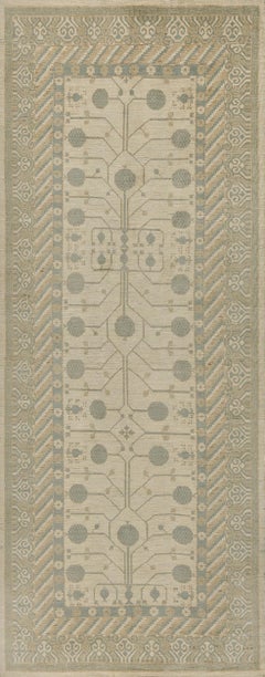 Oversized Hand-woven Quality Reproduction Samarkand Khotan Rug