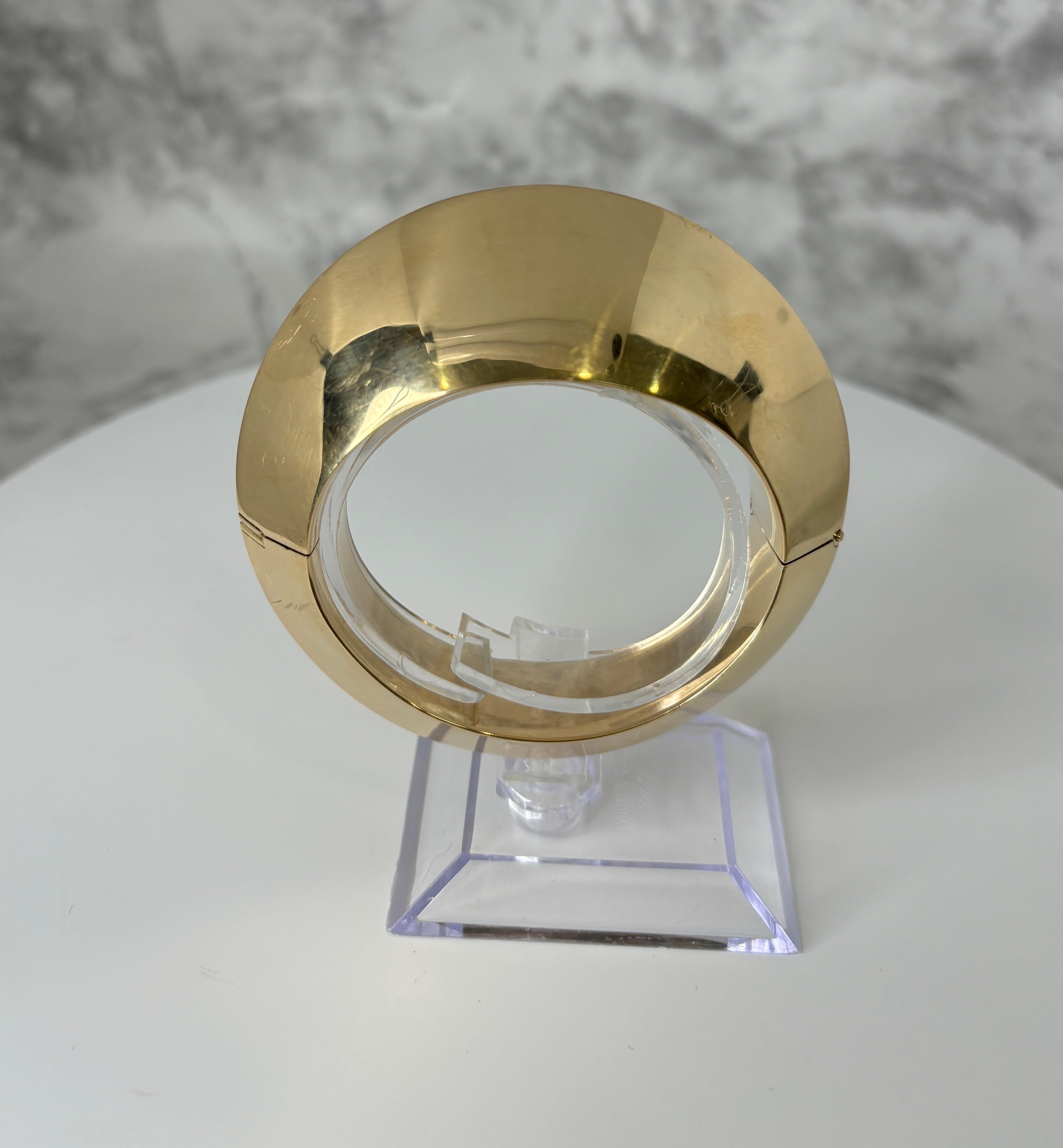 Breites Hans Hansen-Armband aus 18 Karat Gelbgold, Dänemark, Moderne der 1960er Jahre im Angebot 8