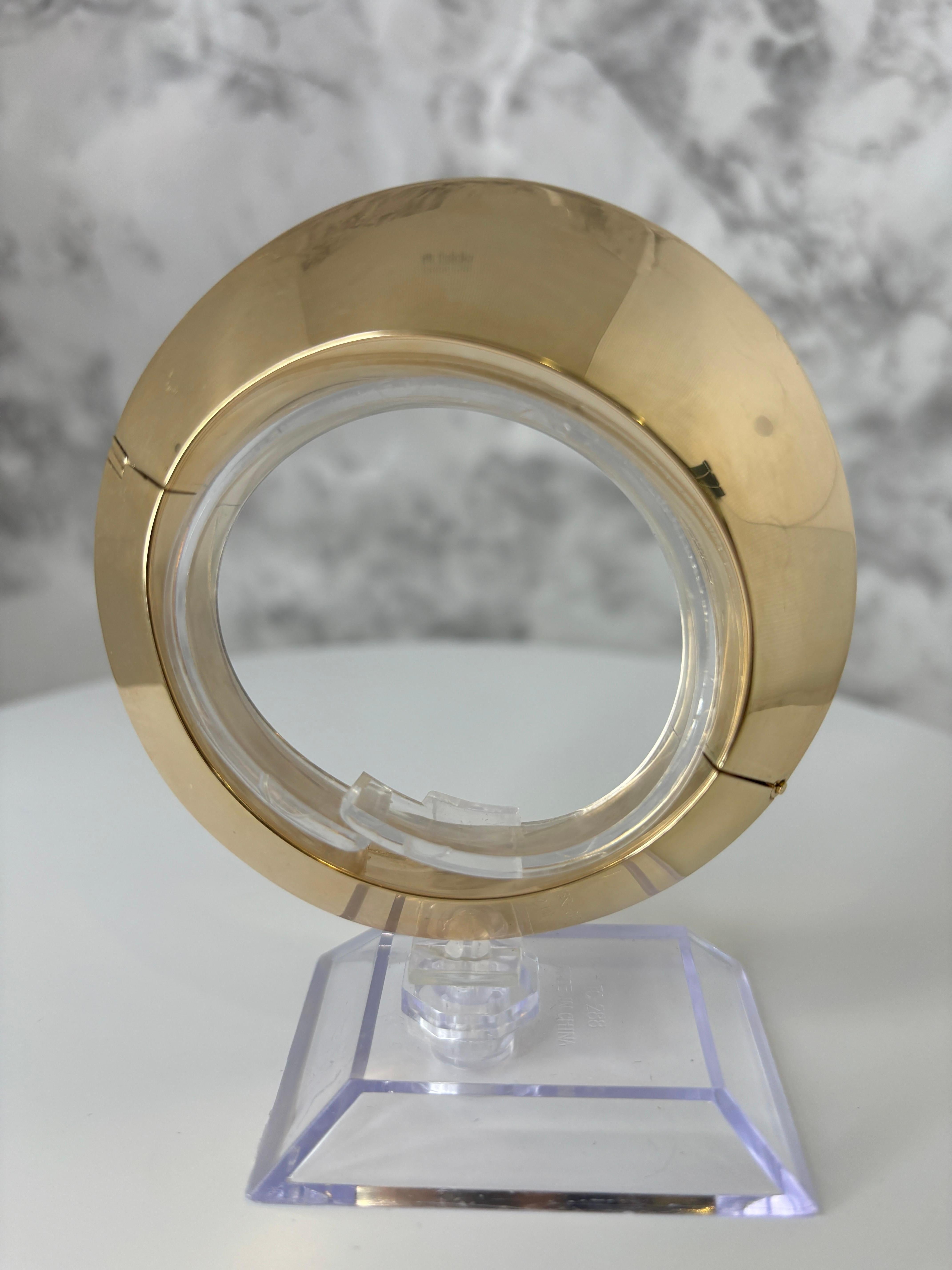 Breites Hans Hansen-Armband aus 18 Karat Gelbgold, Dänemark, Moderne der 1960er Jahre im Angebot 1