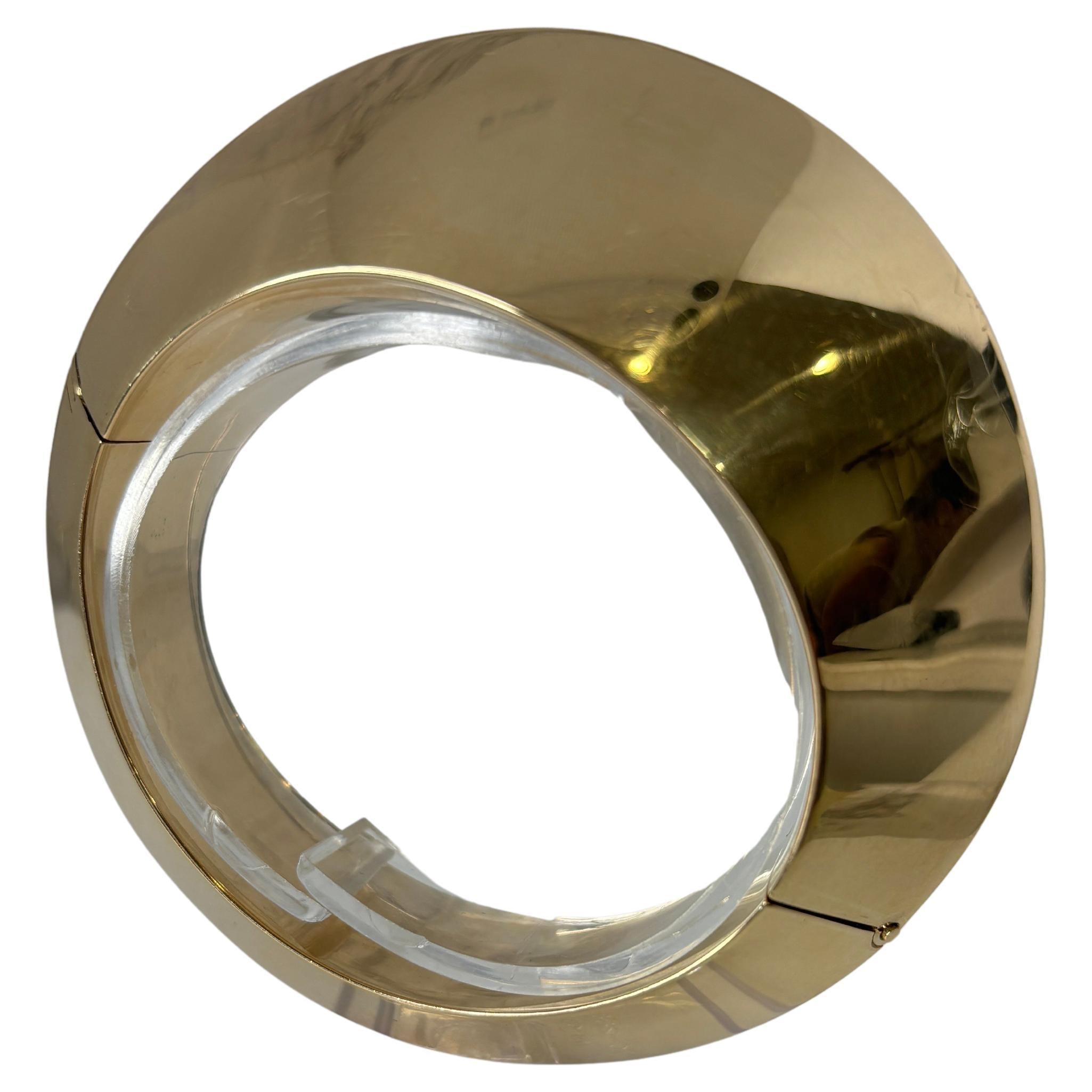 Breites Hans Hansen-Armband aus 18 Karat Gelbgold, Dänemark, Moderne der 1960er Jahre Damen im Angebot