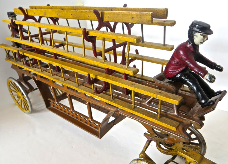 Oversized Hook and Ladder Fire Truck by Dent Company, Pennsylvania