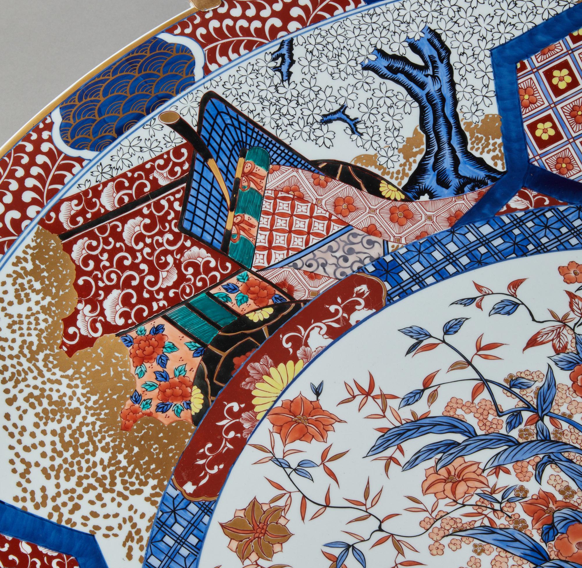 Porcelain Oversized Imari Charger