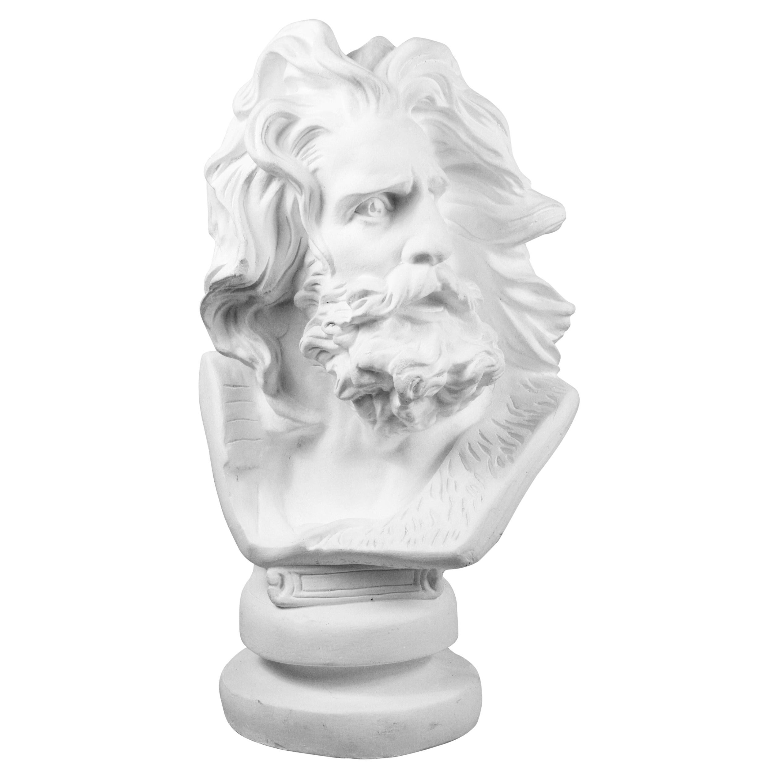Oversized Classical Male Figure  Library Sculpture