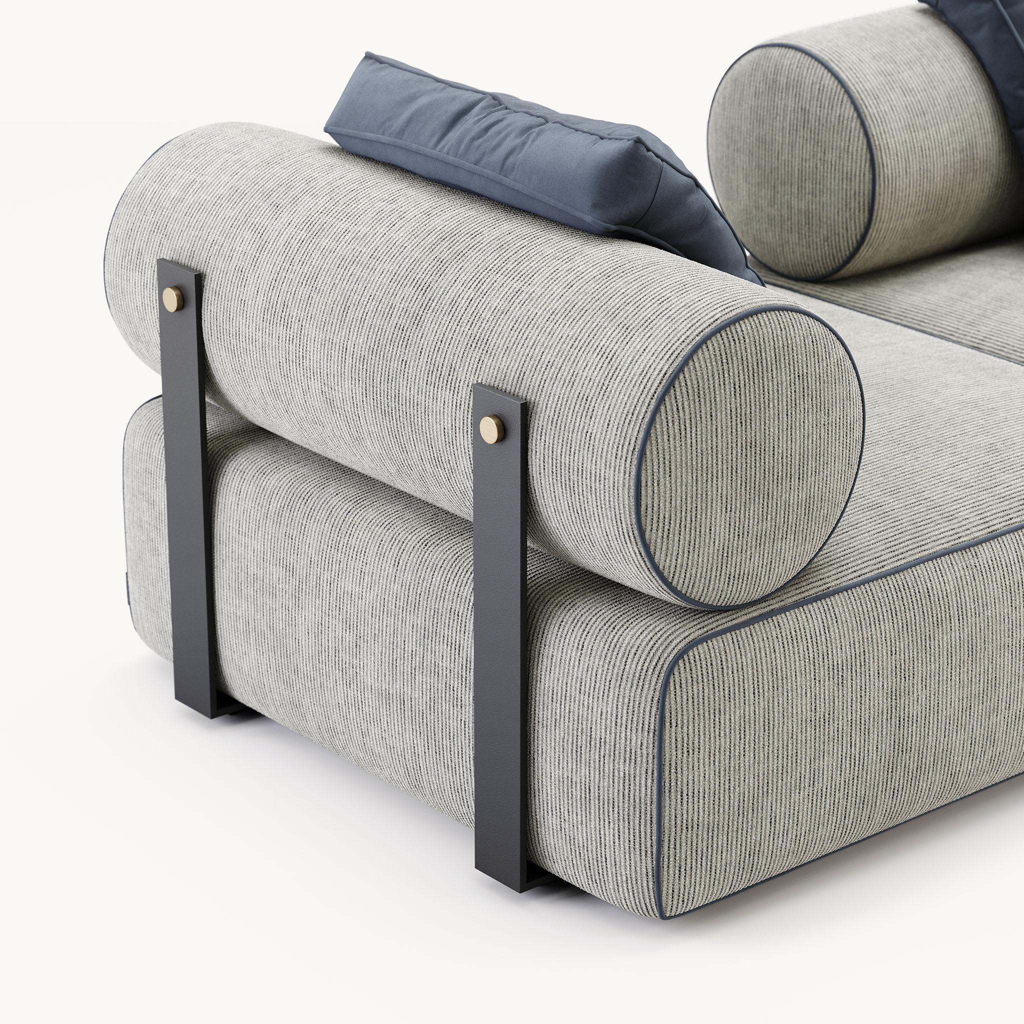 Introducing a unique lounge chair that redefines comfort and style with its rare dimensions. Measuring an impressive 40x40 inches, this extra-wide and extra-deep armchair offers unparalleled relaxation. Designed as part of a versatile modular