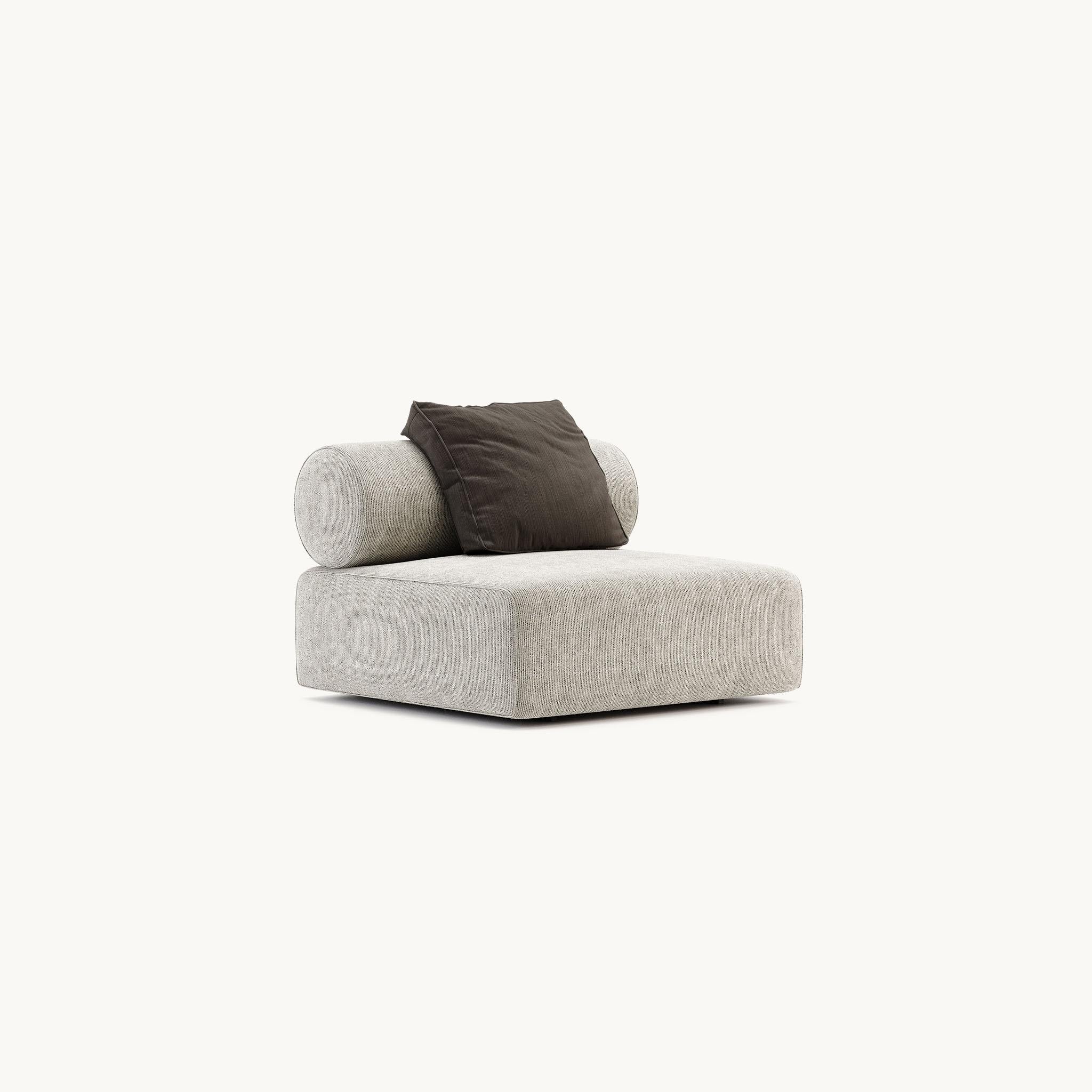 Modern Oversized Lounge Chair In Black Steel & Brushed Gold Detailing For Sale