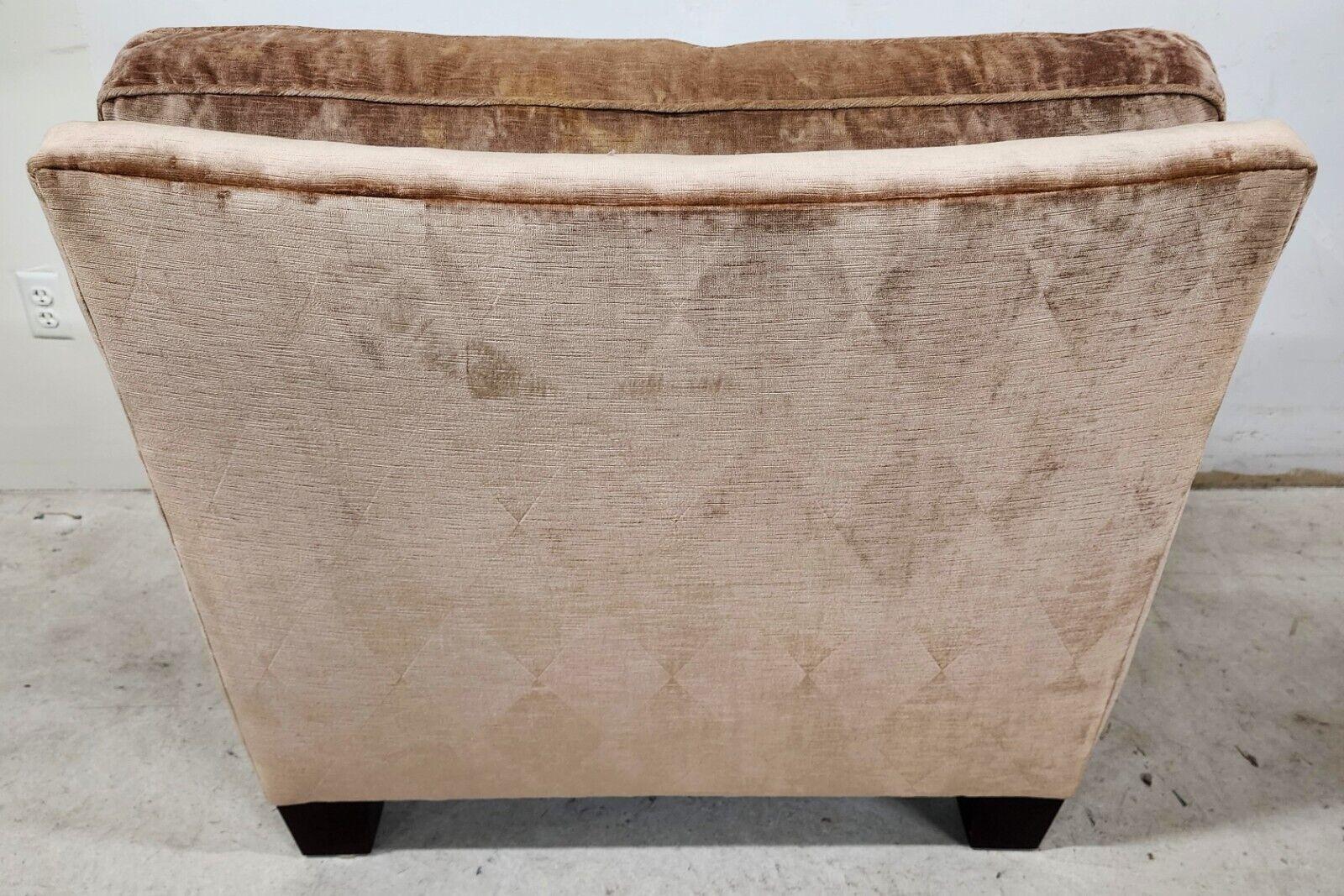 oversized velvet armchair