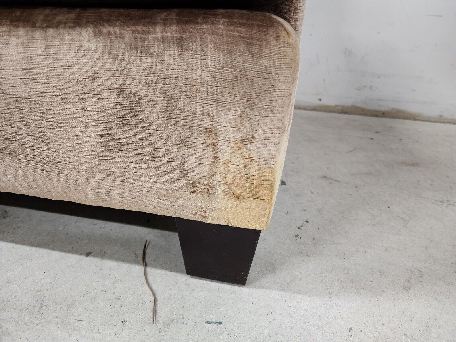 Oversized Lounge Chair in Velvet by Baker 1