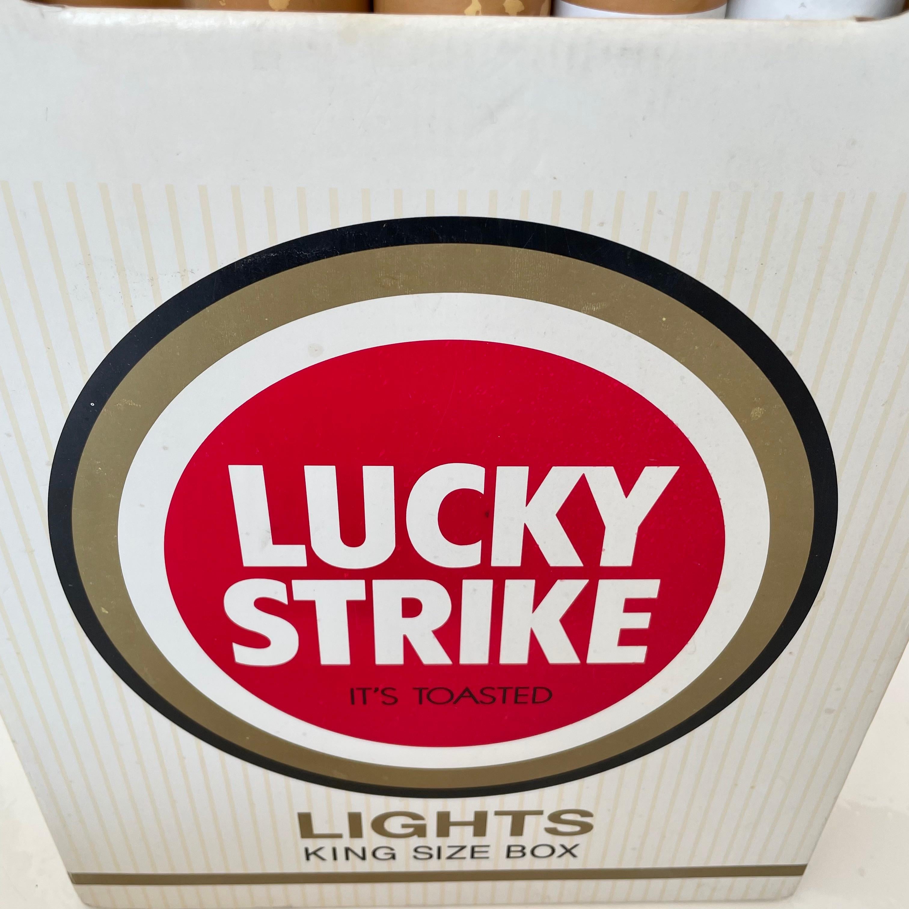 Oversized Lucky Strike Cigarettes Store Display 1