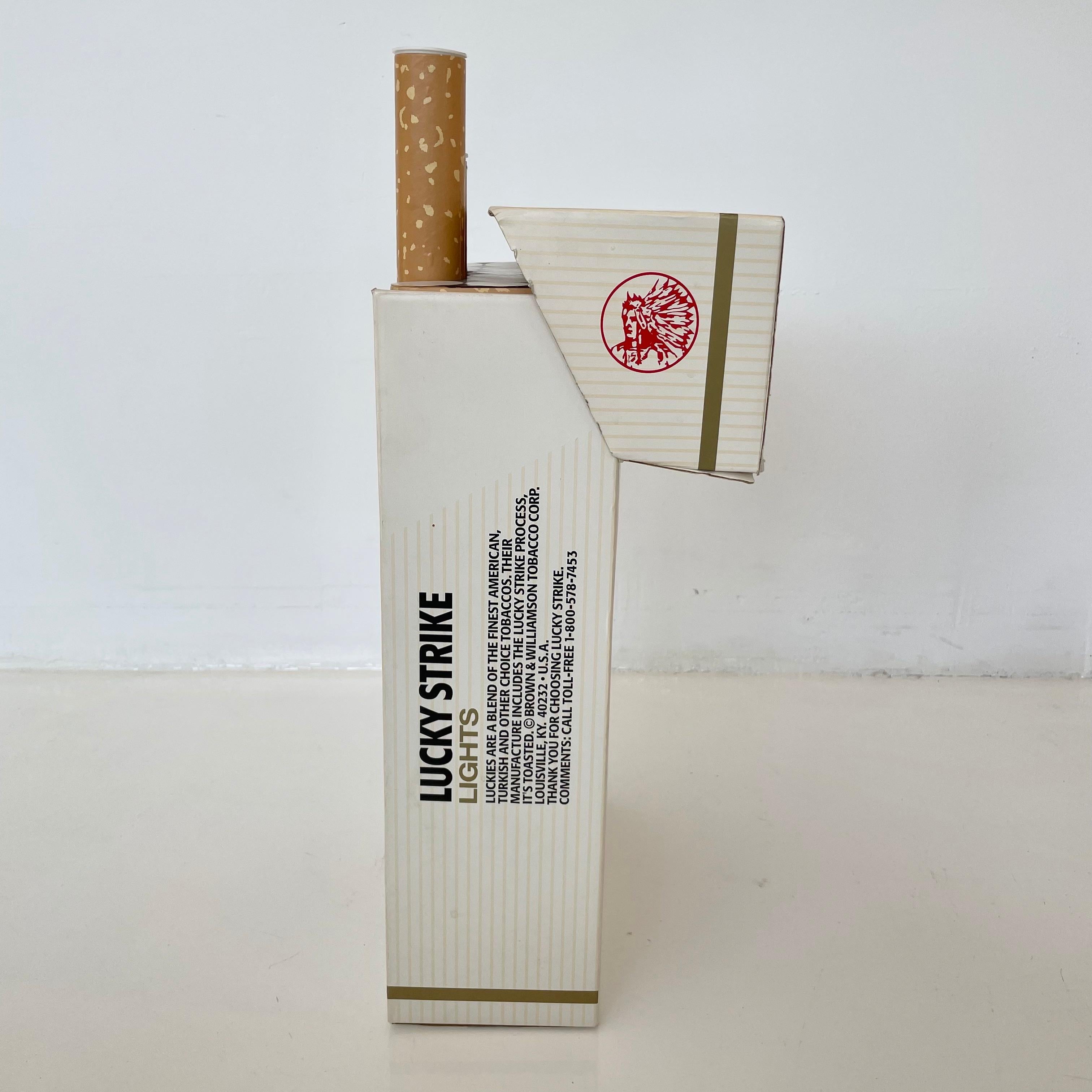 Plastic Oversized Lucky Strike Cigarettes Store Display