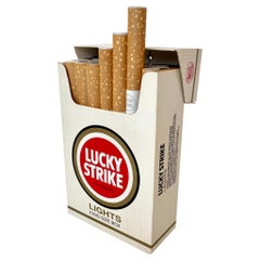 Vintage Oversized Lucky Strike Cigarettes Store Display