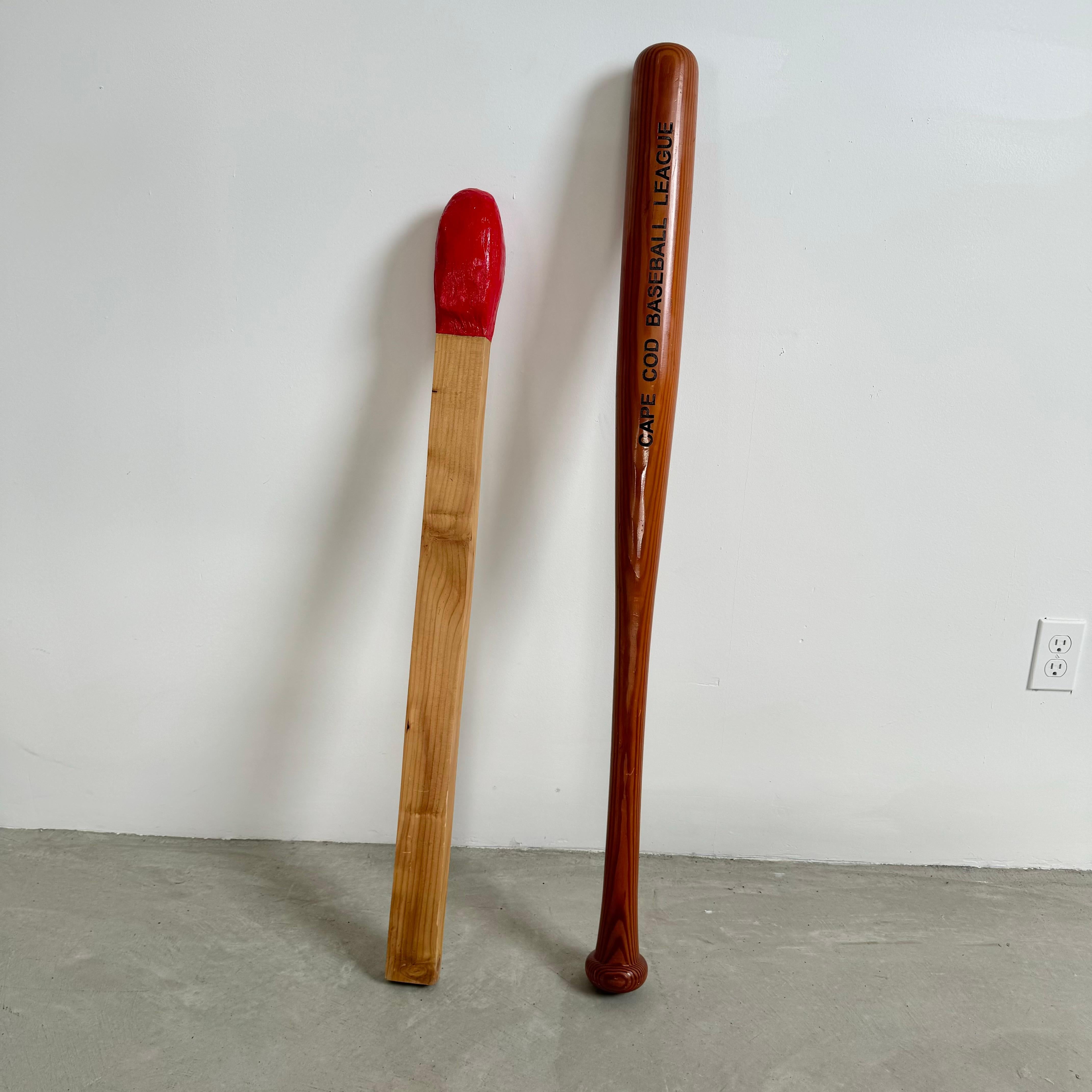 Wood Oversized Match, 1980s USA