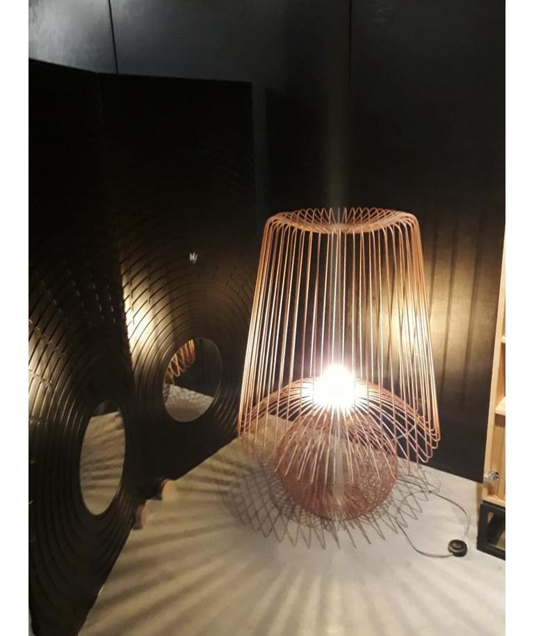 rose gold lamp floor