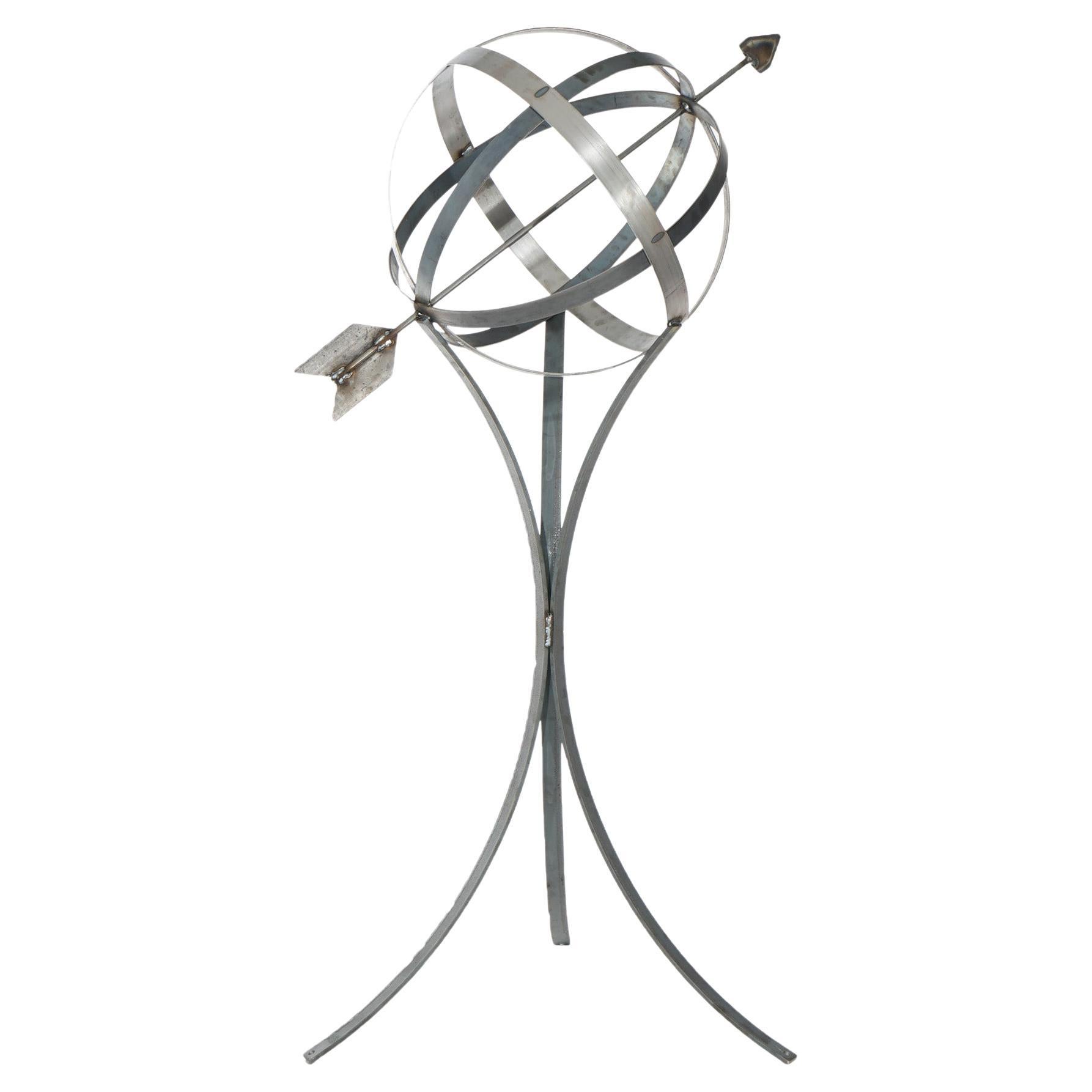 Early 20th Century Iron and Stone Armillary Sphere at 1stDibs