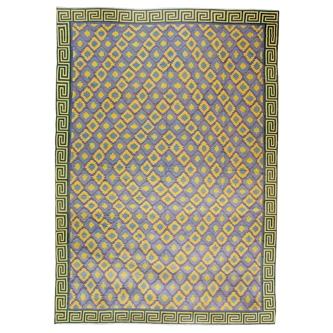 Blue Purple Rug 90 For Sale on 1stDibs