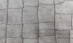 Oversized Modern Abstract Crocodile Silk Rug by Doris Leslie Blau