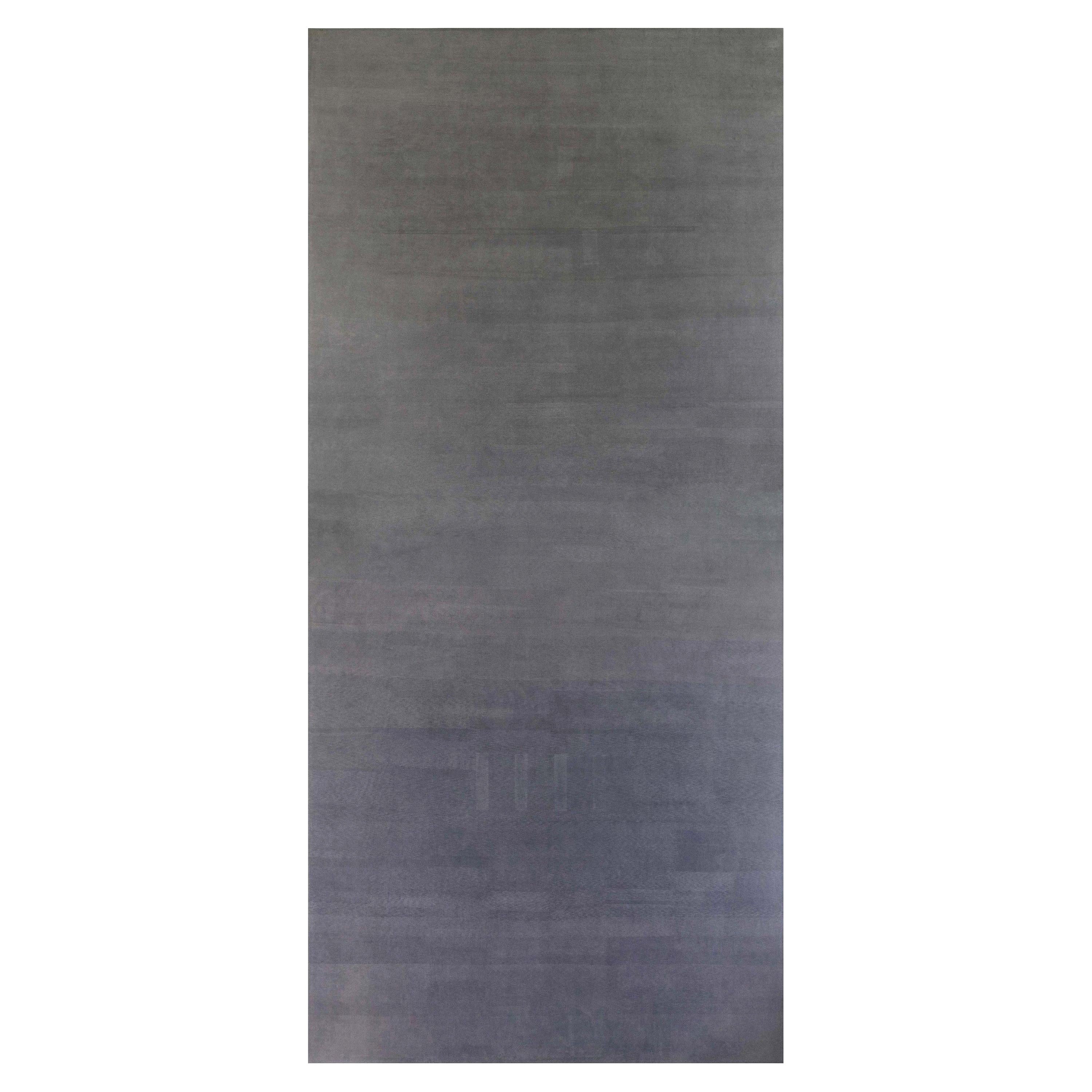 Moderner handgefertigter Smoky Amethyst-Teppich aus Mohair von Doris Leslie Blau