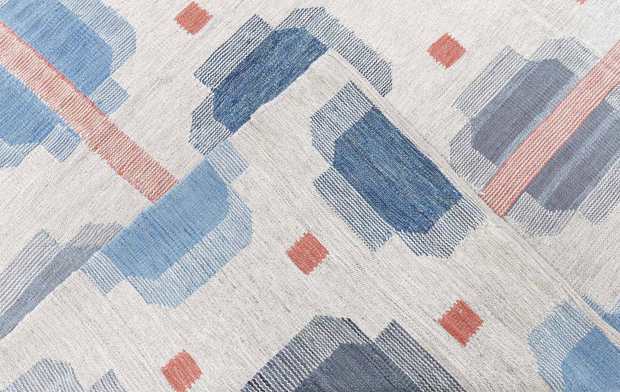 Tappeto geometrico sovradimensionato di ispirazione svedese di Doris Leslie Blau in vendita 1