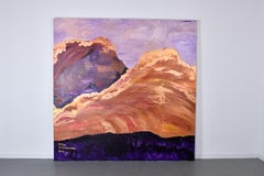 Quadro modernista di grandi dimensioni di Ellen Obedeyn- Vandermeer
