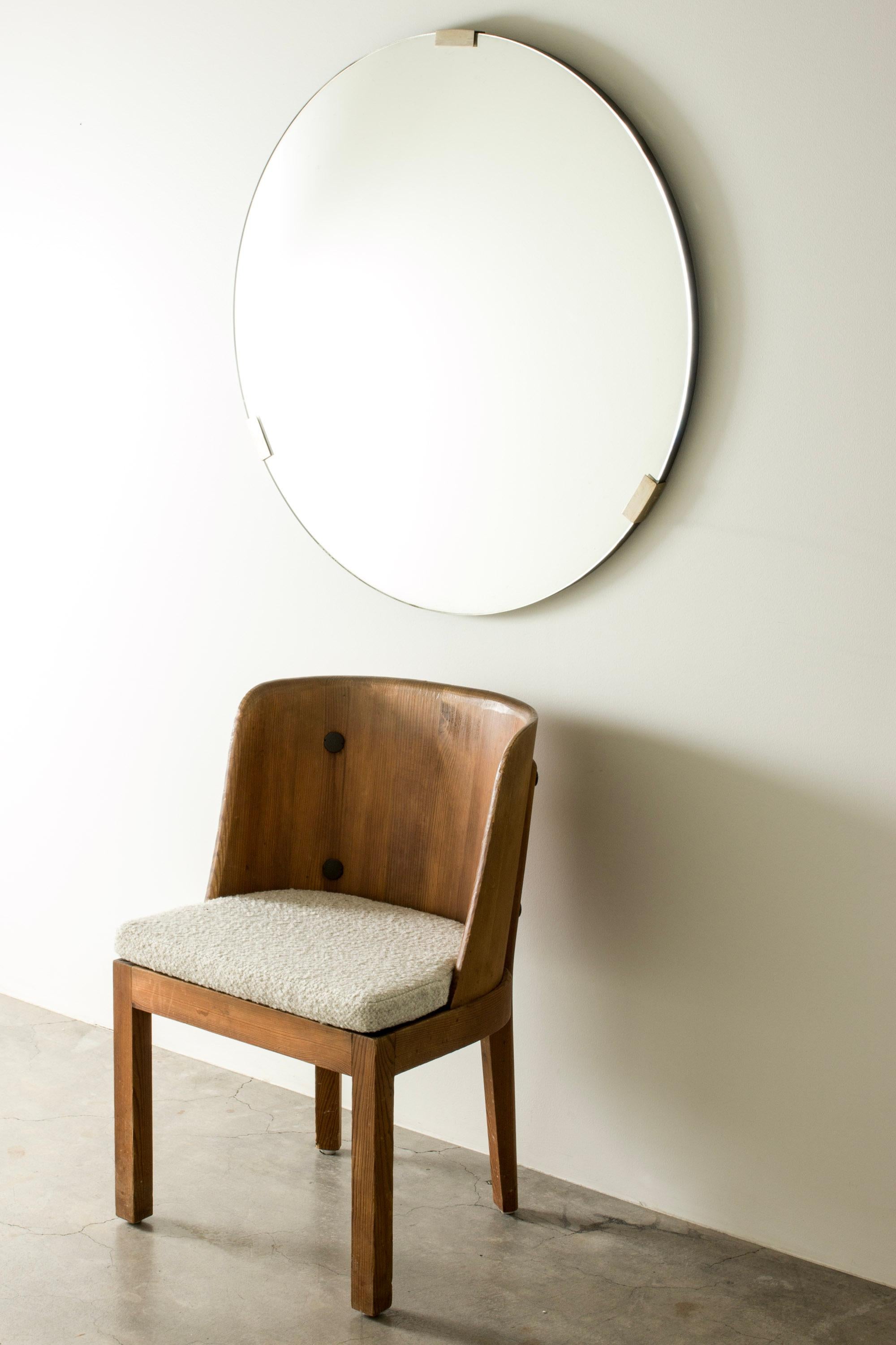 Scandinave moderne Miroir mural moderniste surdimensionnécord, Axel Einar Hjorth, Suède, années 1930 en vente