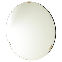 Oversized Modernist "Record" Wall Mirror, Axel Einar Hjorth, Sweden, 1930s