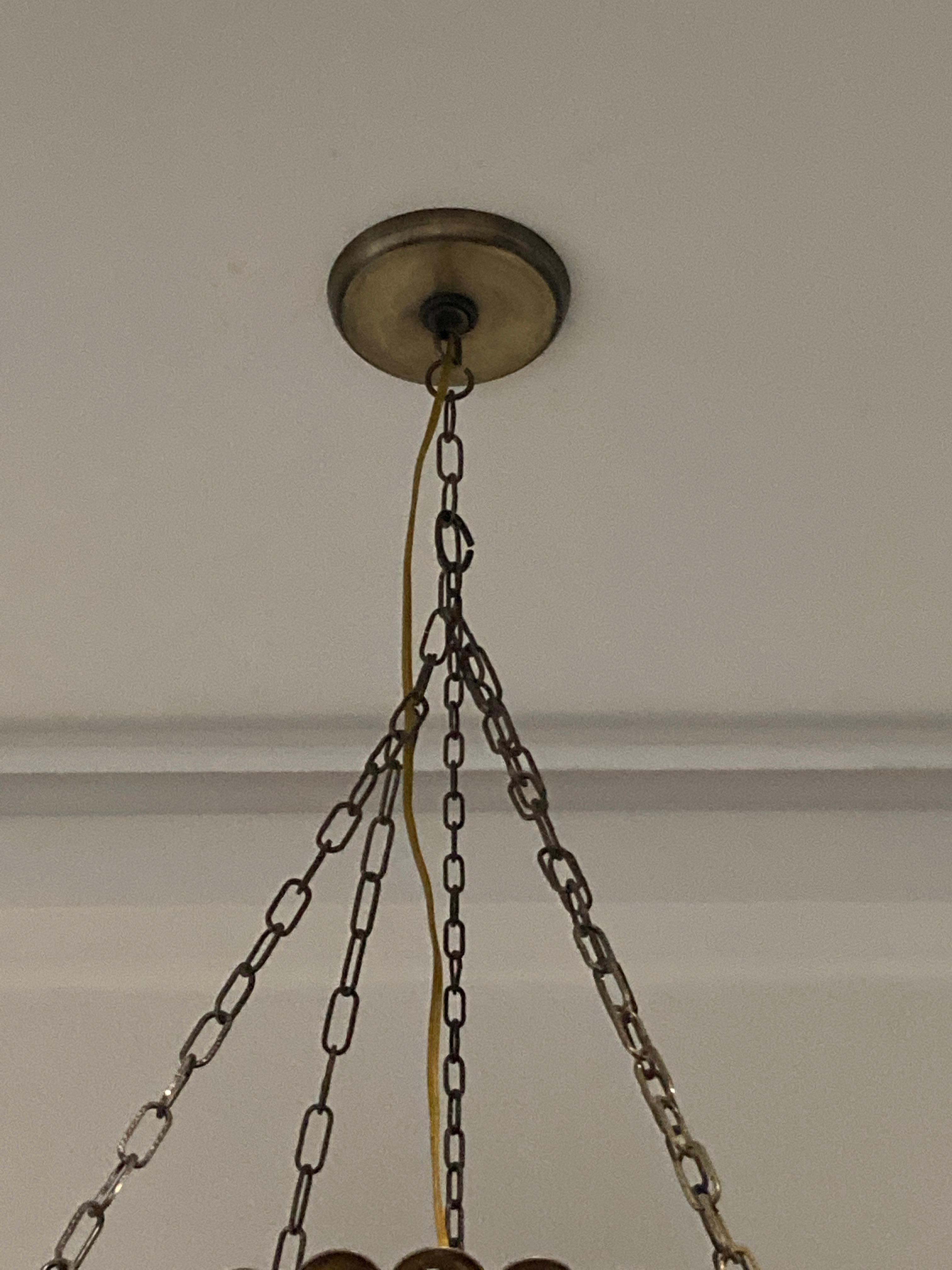 Lampadario marocchino in ottone sovradimensionato in stile moresco andaluso in vendita 8