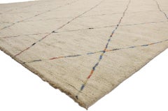 Contemporary Room Size Moroccan 12 x 20 Rug