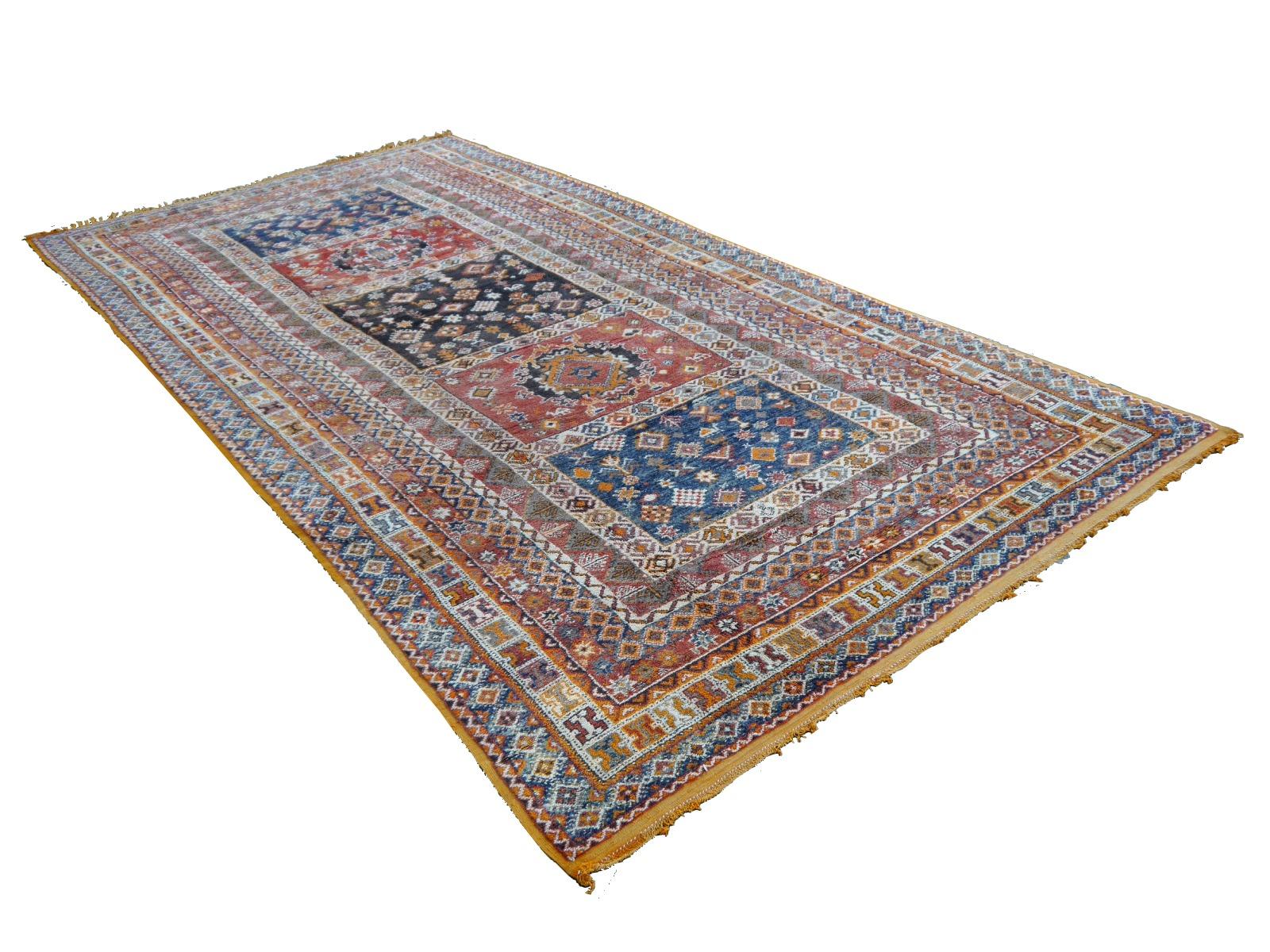 Oversized Moroccan Vintage Rug North African Tribal Design Djoharian Collection For Sale 6
